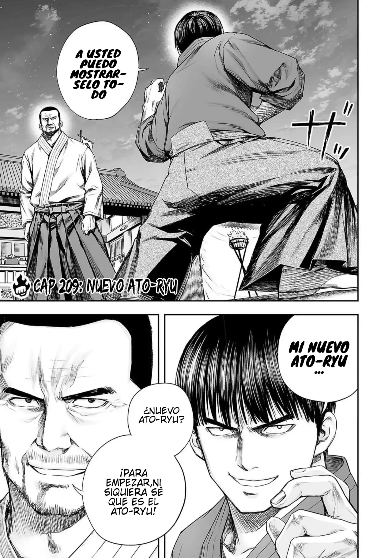 Página 1 — Capítulo 209 de Tsuyoshi: Daremo Katenai, Aitsu ni wa