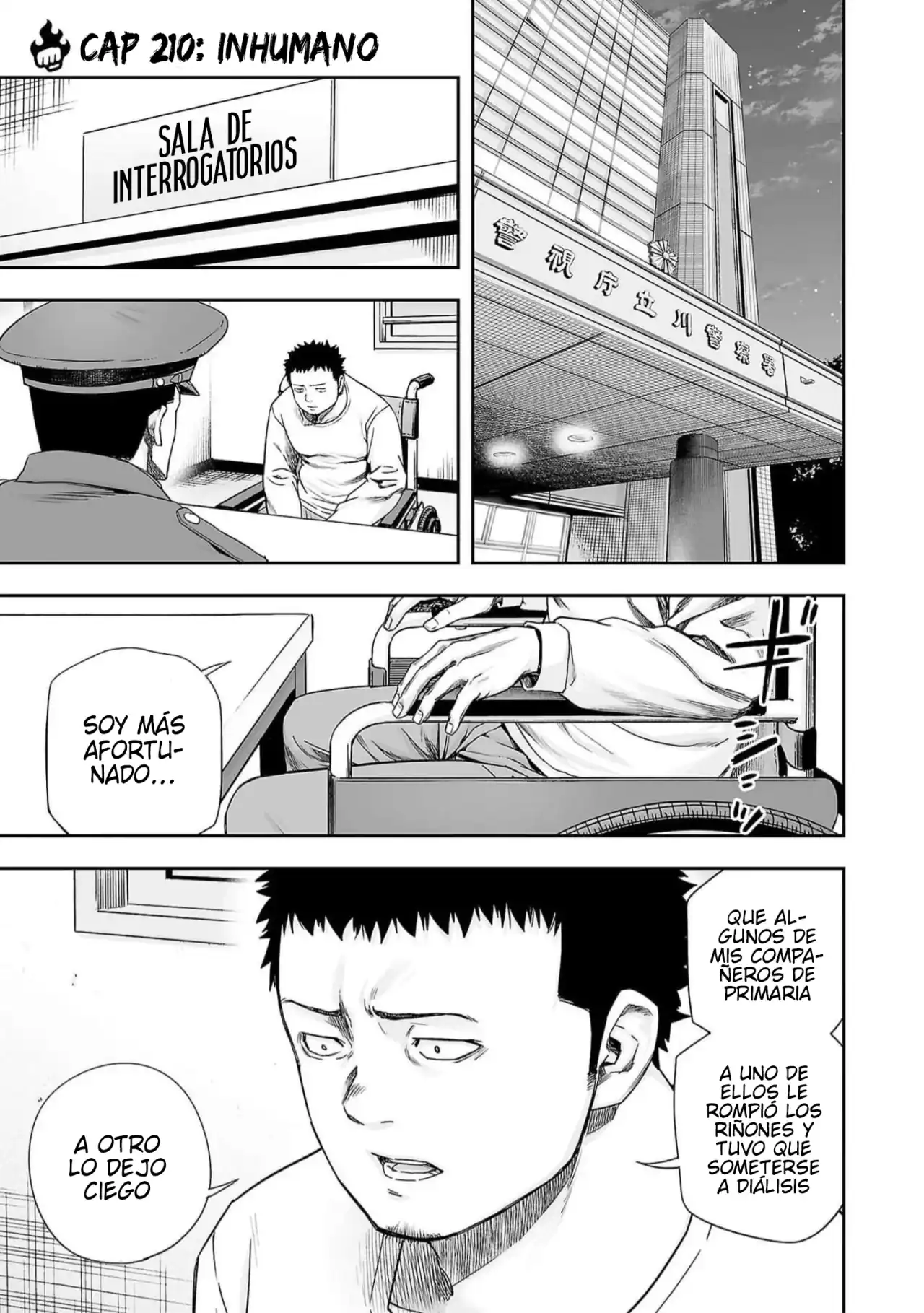 Página 1 — Capítulo 210 de Tsuyoshi: Daremo Katenai, Aitsu ni wa