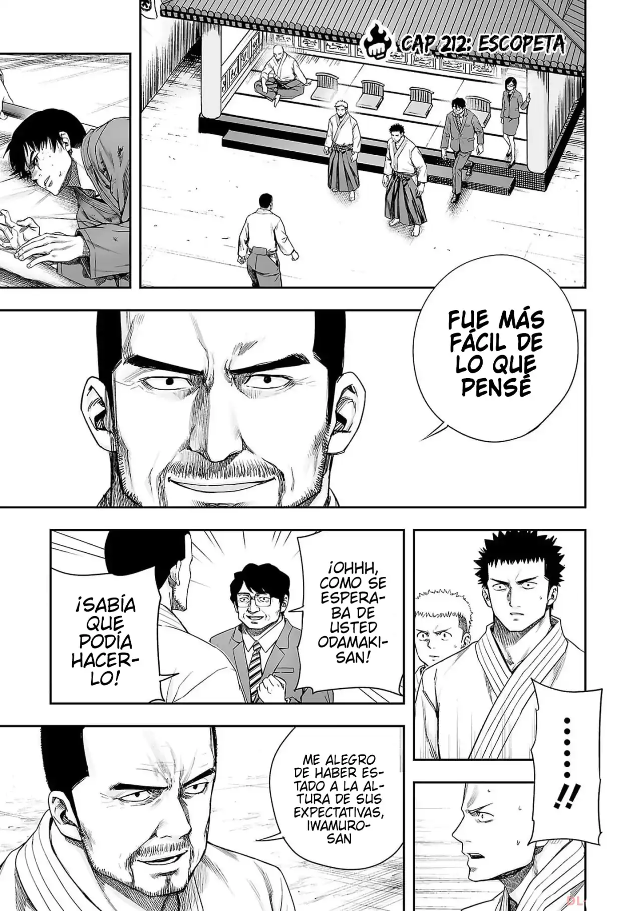 Página 1 — Capítulo 212 de Tsuyoshi: Daremo Katenai, Aitsu ni wa
