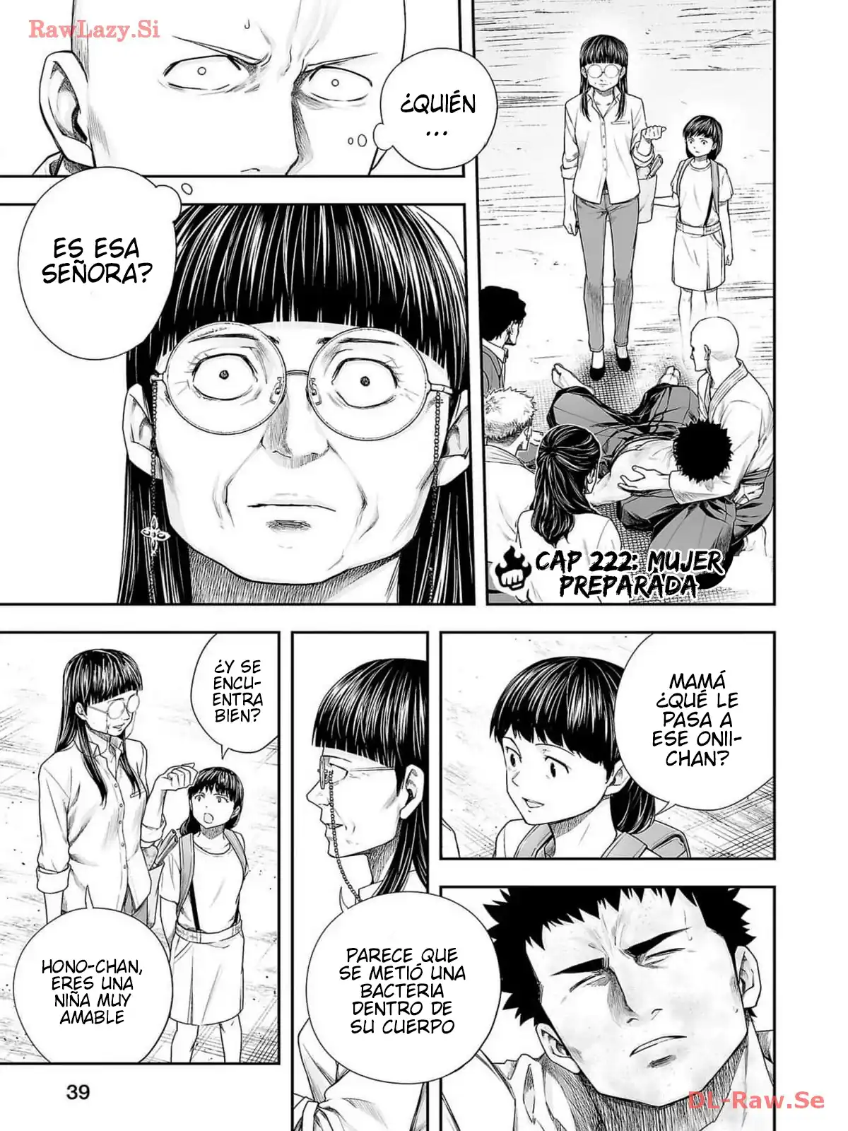 Página 1 — Capítulo 222 de Tsuyoshi: Daremo Katenai, Aitsu ni wa