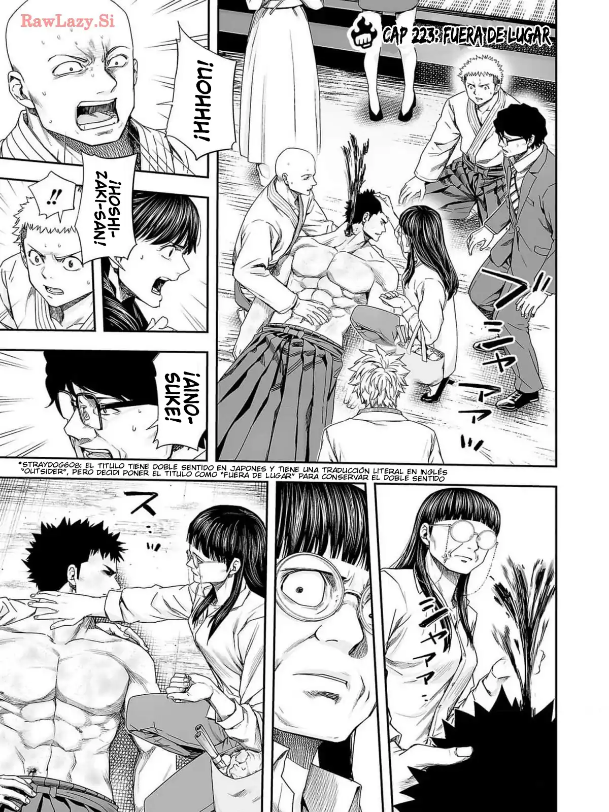 Página 1 — Capítulo 223 de Tsuyoshi: Daremo Katenai, Aitsu ni wa