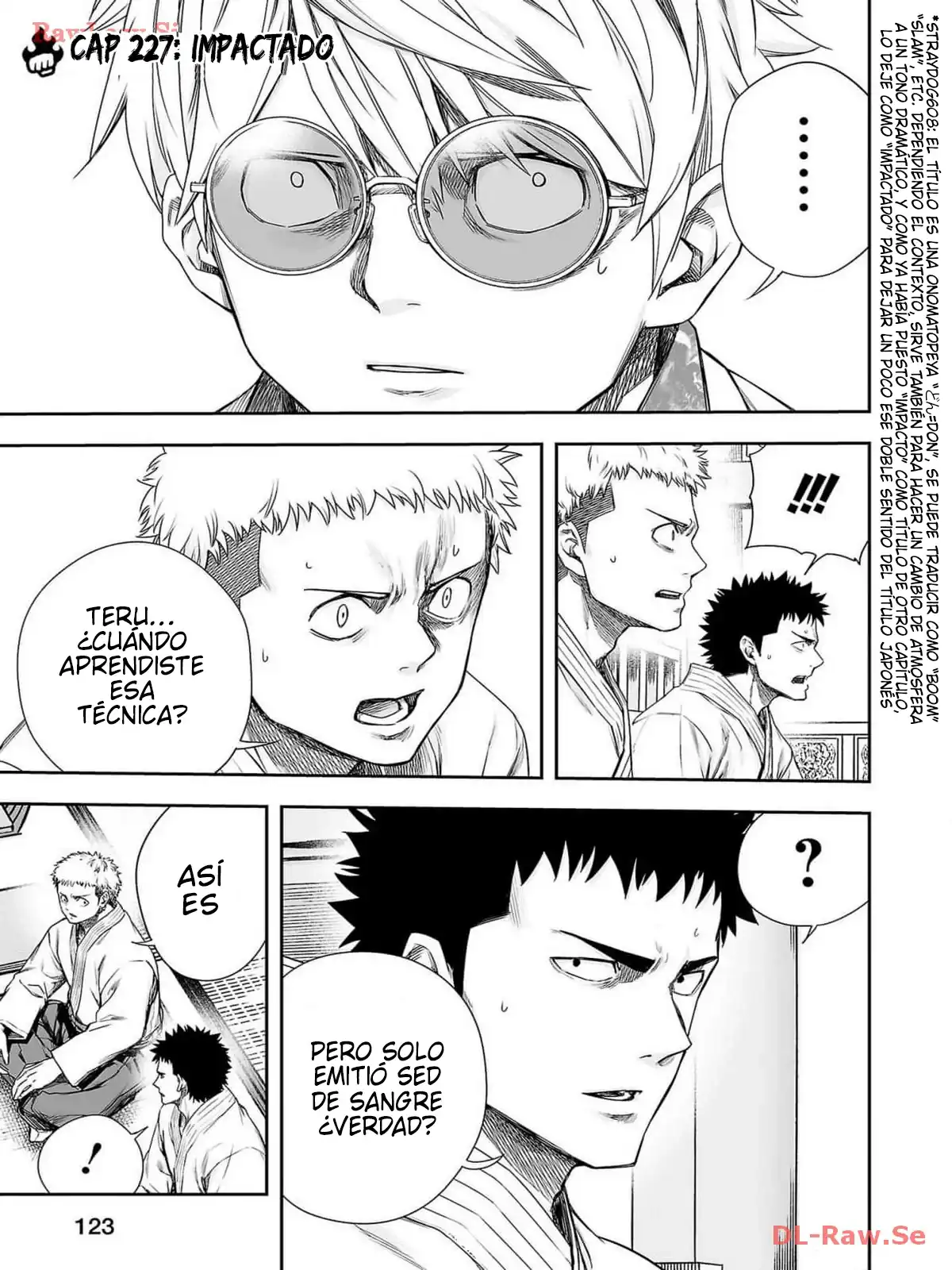 Página 1 — Capítulo 227 de Tsuyoshi: Daremo Katenai, Aitsu ni wa