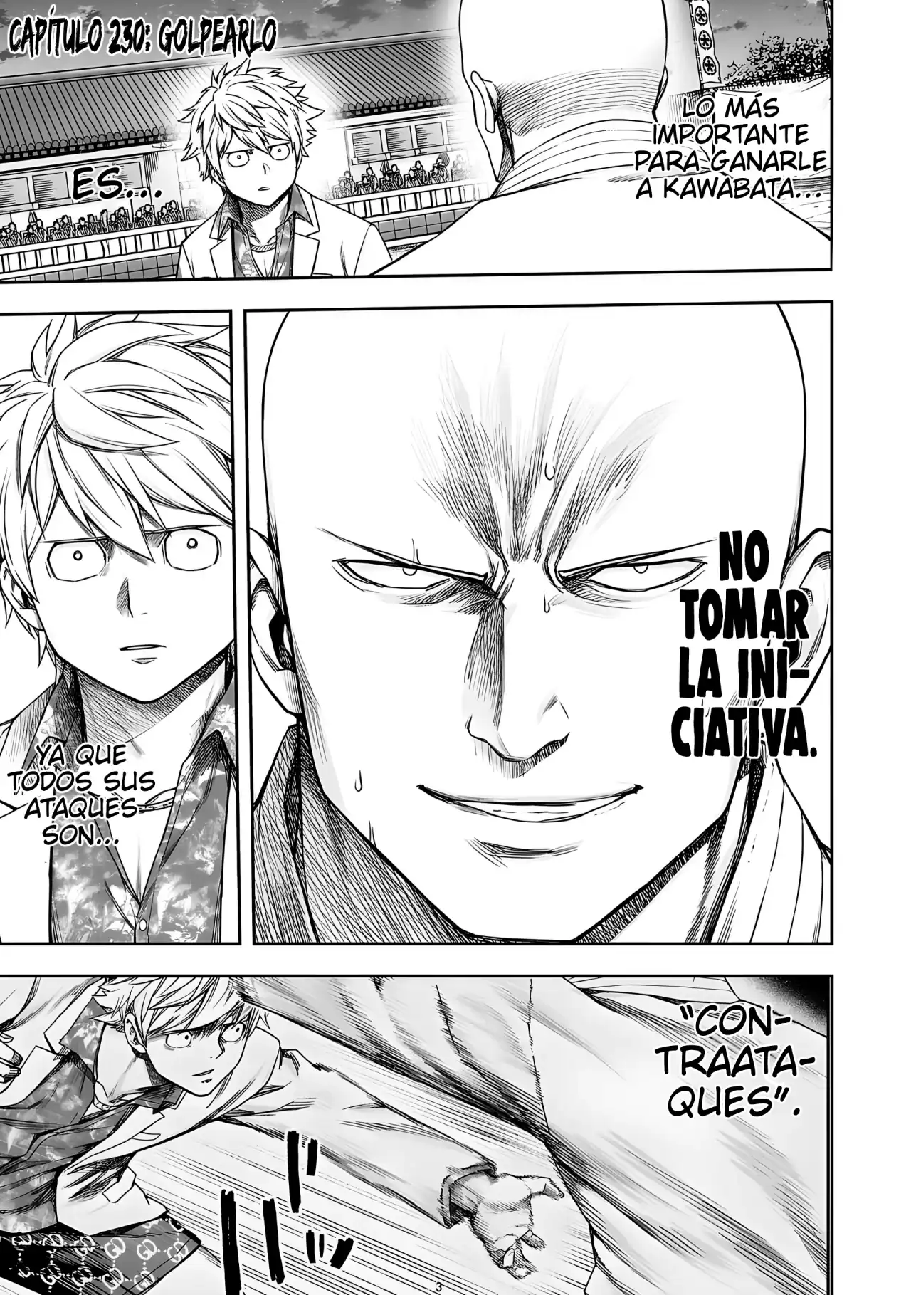 Página 4 — Capítulo 230 de Tsuyoshi: Daremo Katenai, Aitsu ni wa