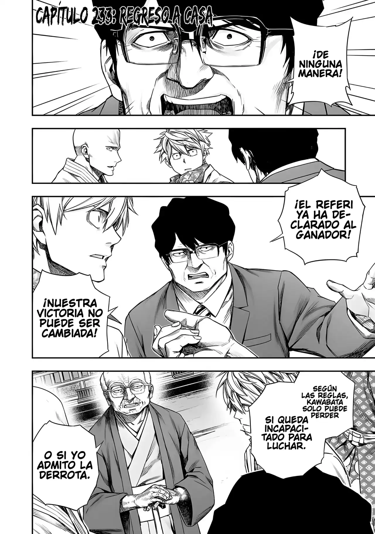 Página 4 — Capítulo 233 de Tsuyoshi: Daremo Katenai, Aitsu ni wa
