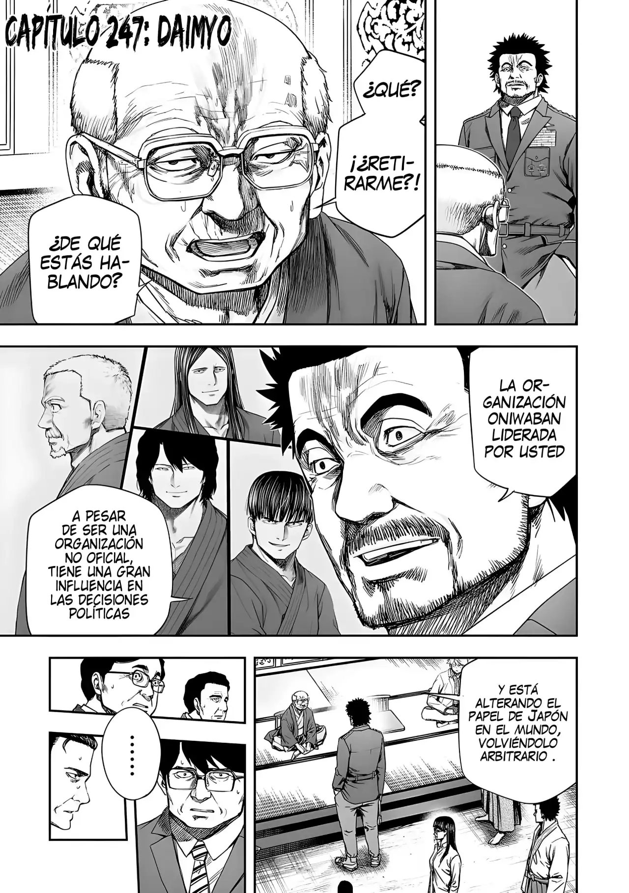 Página 4 — Capítulo 247 de Tsuyoshi: Daremo Katenai, Aitsu ni wa