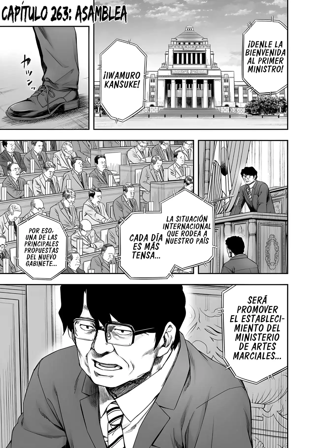 Página 4 — Capítulo 263 de Tsuyoshi: Daremo Katenai, Aitsu ni wa