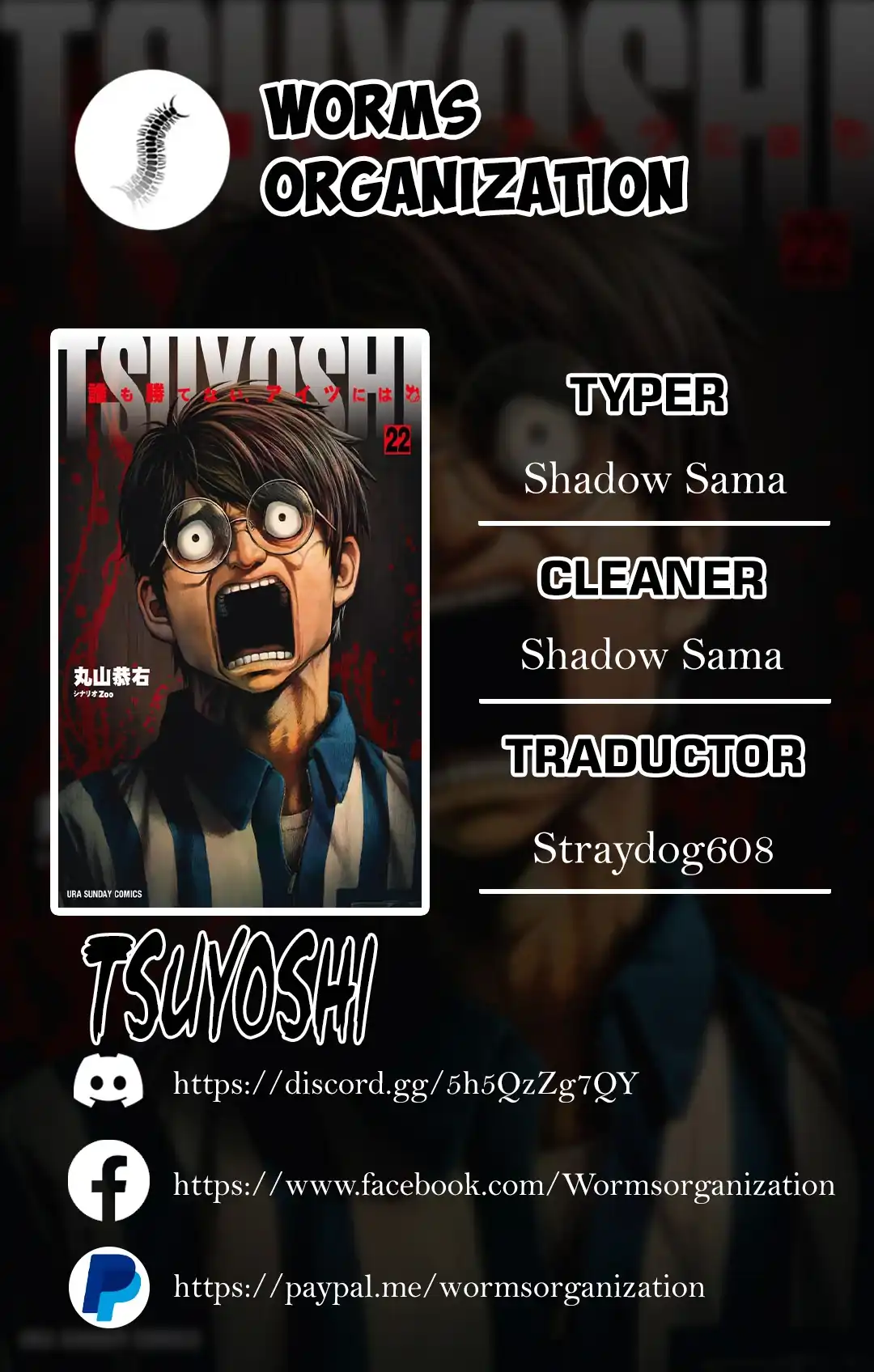 Página 1 — Capítulo 269 de Tsuyoshi: Daremo Katenai, Aitsu ni wa