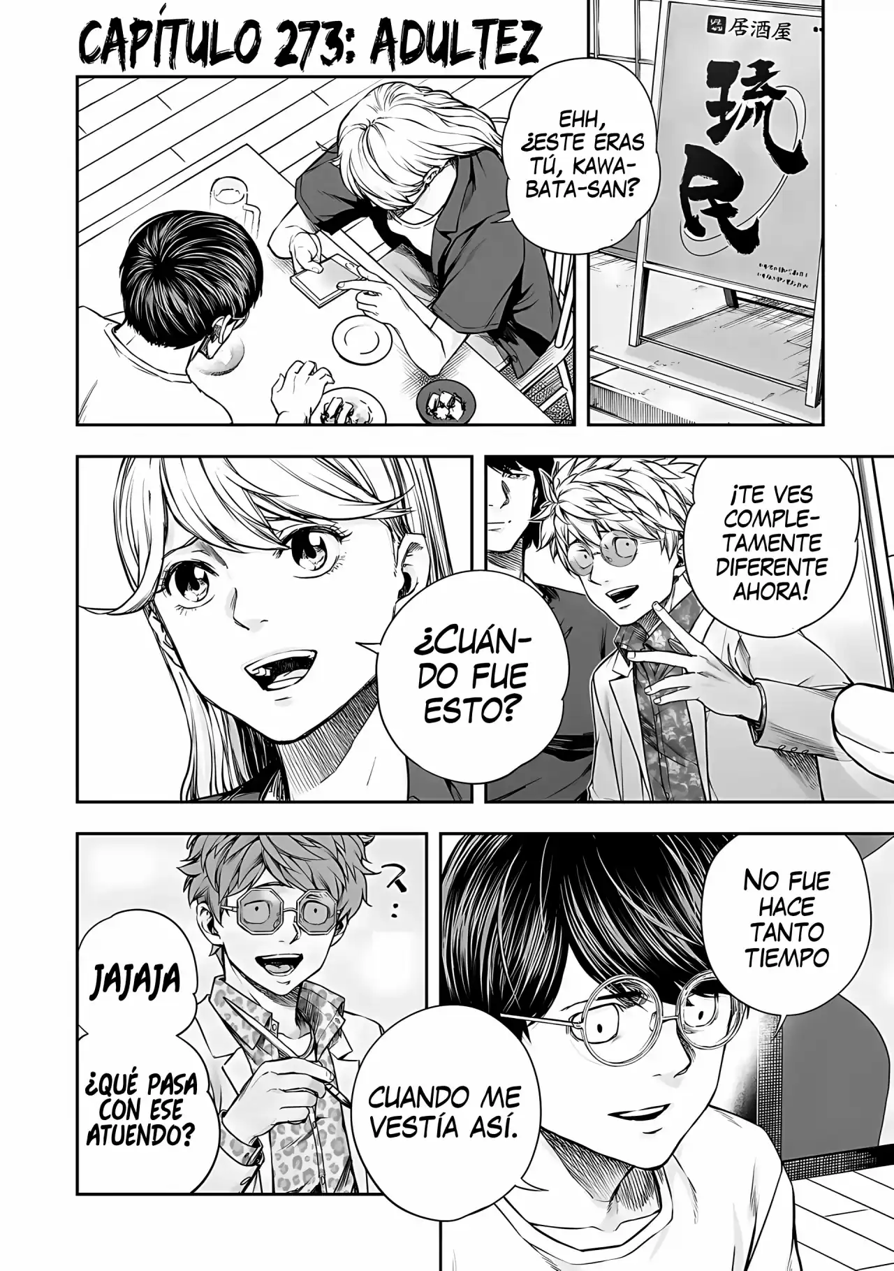 Página 4 — Capítulo 273 de Tsuyoshi: Daremo Katenai, Aitsu ni wa