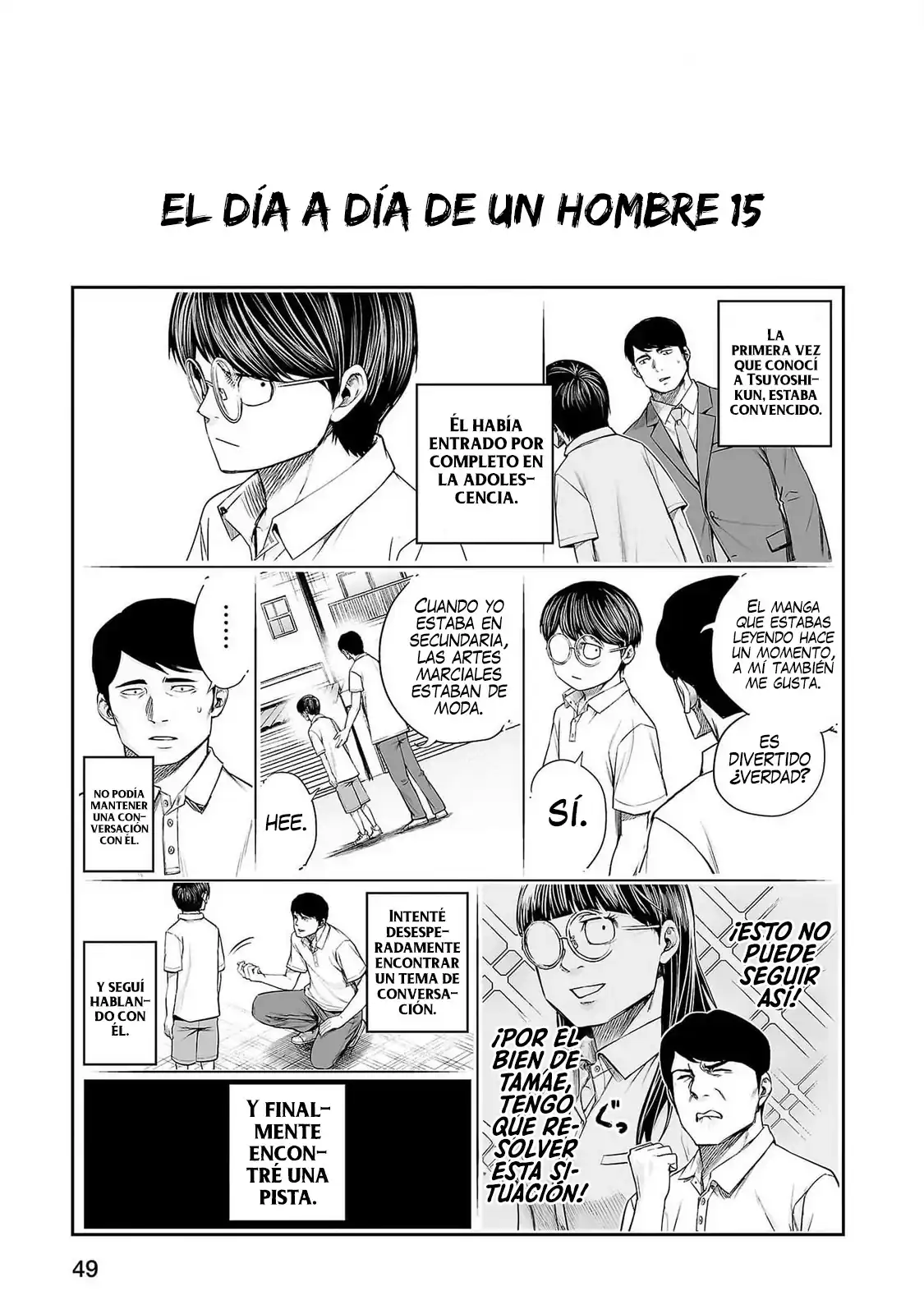 Página 1 — Capítulo 279.5 de Tsuyoshi: Daremo Katenai, Aitsu ni wa