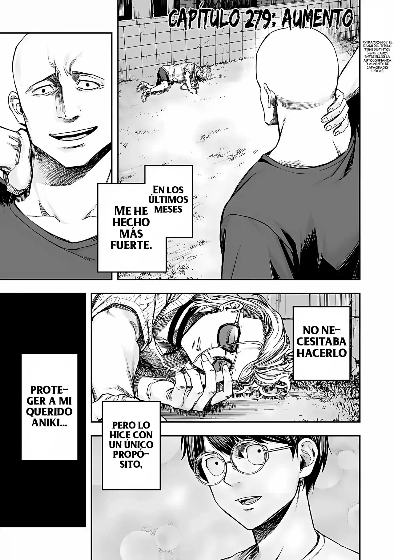 Página 4 — Capítulo 279 de Tsuyoshi: Daremo Katenai, Aitsu ni wa