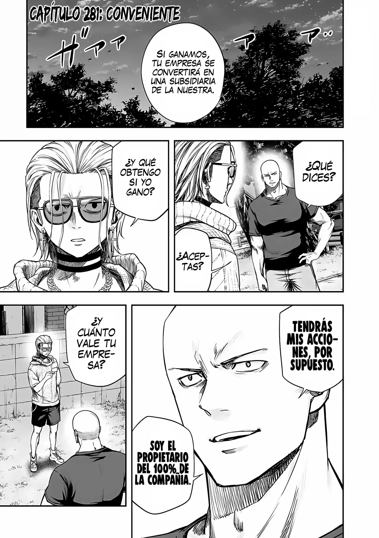 Página 4 — Capítulo 281 de Tsuyoshi: Daremo Katenai, Aitsu ni wa
