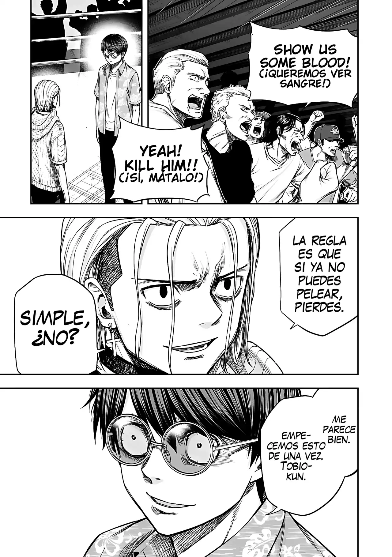Página 8 — Capítulo 292 de Tsuyoshi: Daremo Katenai, Aitsu ni wa