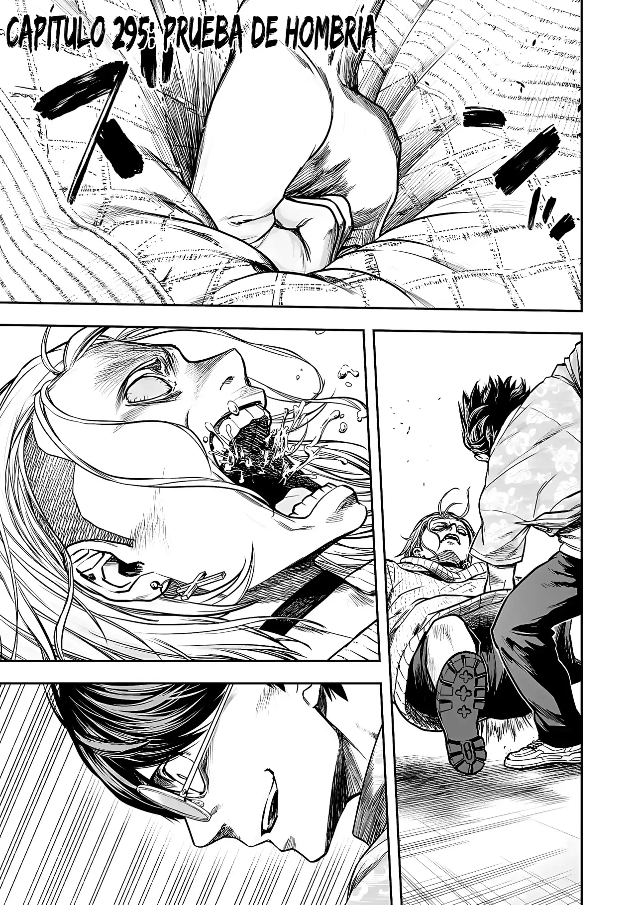 Página 4 — Capítulo 295 de Tsuyoshi: Daremo Katenai, Aitsu ni wa