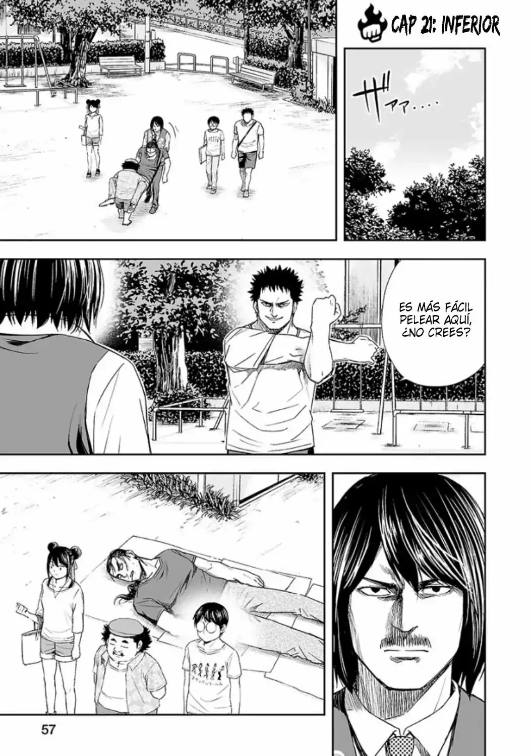 Página 1 — Capítulo 21 de Tsuyoshi: Daremo Katenai, Aitsu ni wa