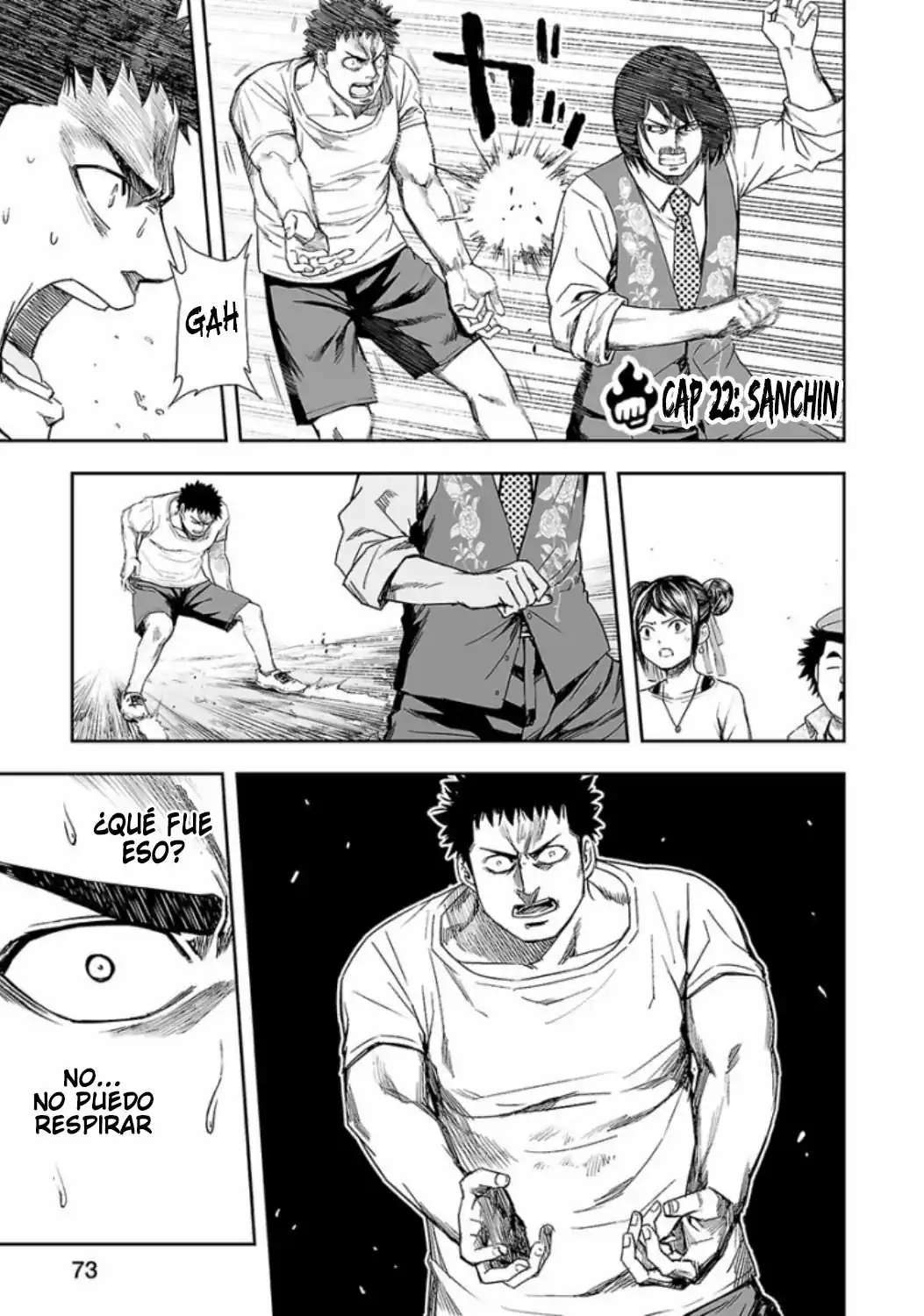 Página 1 — Capítulo 22 de Tsuyoshi: Daremo Katenai, Aitsu ni wa