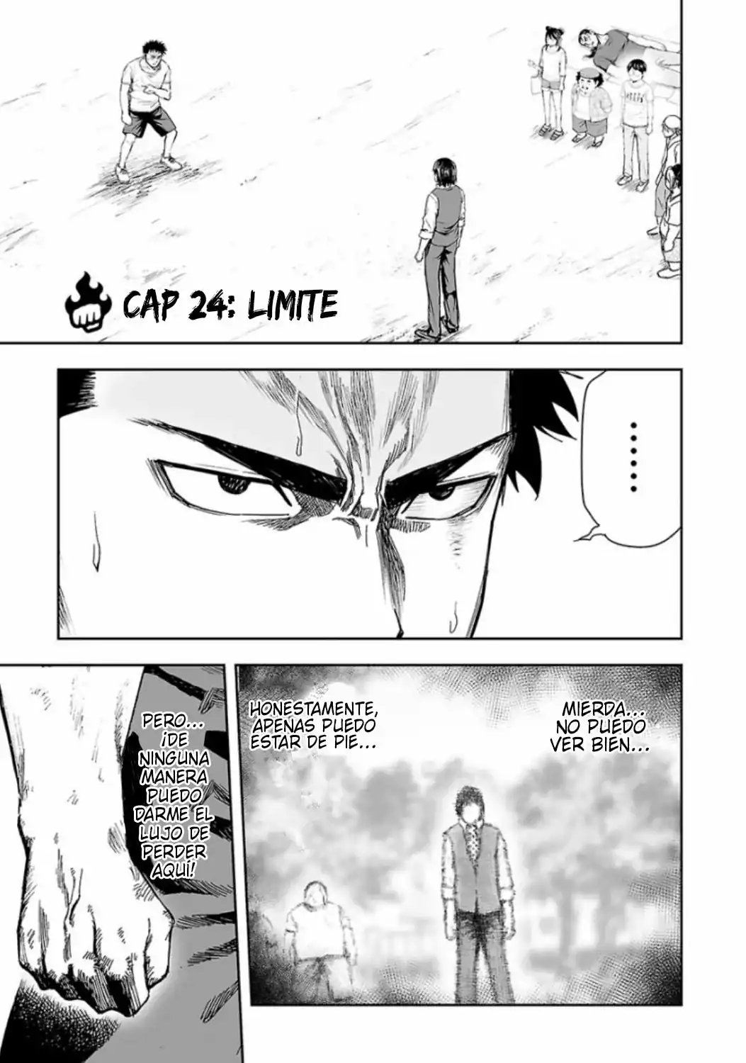 Página 1 — Capítulo 24 de Tsuyoshi: Daremo Katenai, Aitsu ni wa