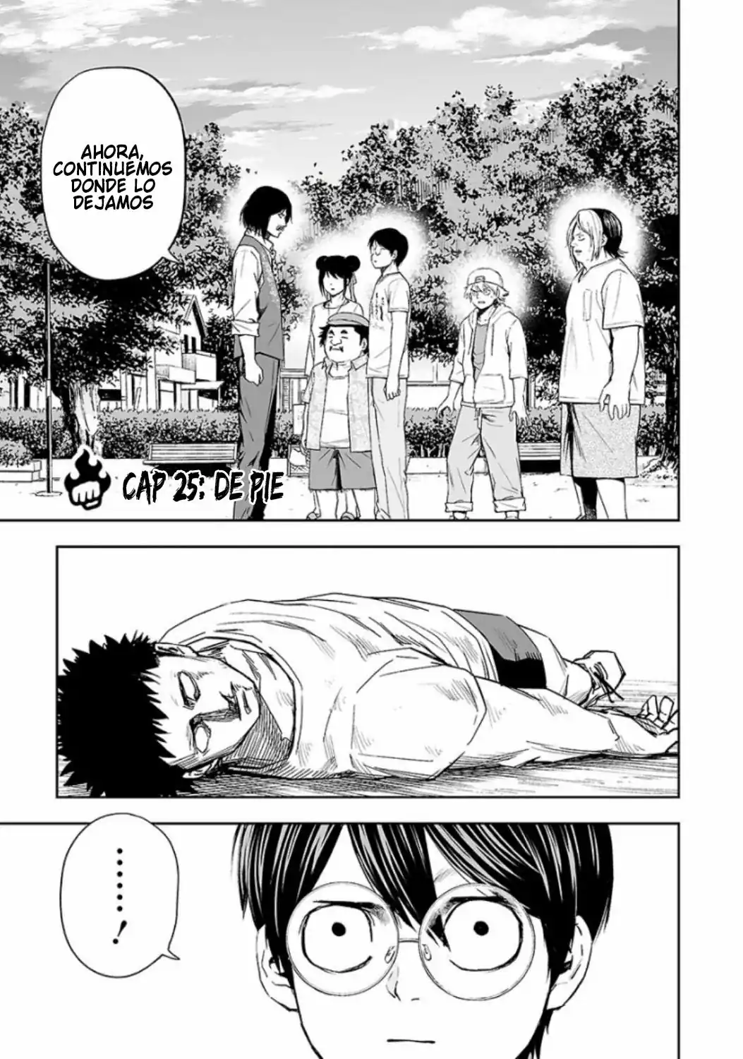 Página 1 — Capítulo 25 de Tsuyoshi: Daremo Katenai, Aitsu ni wa