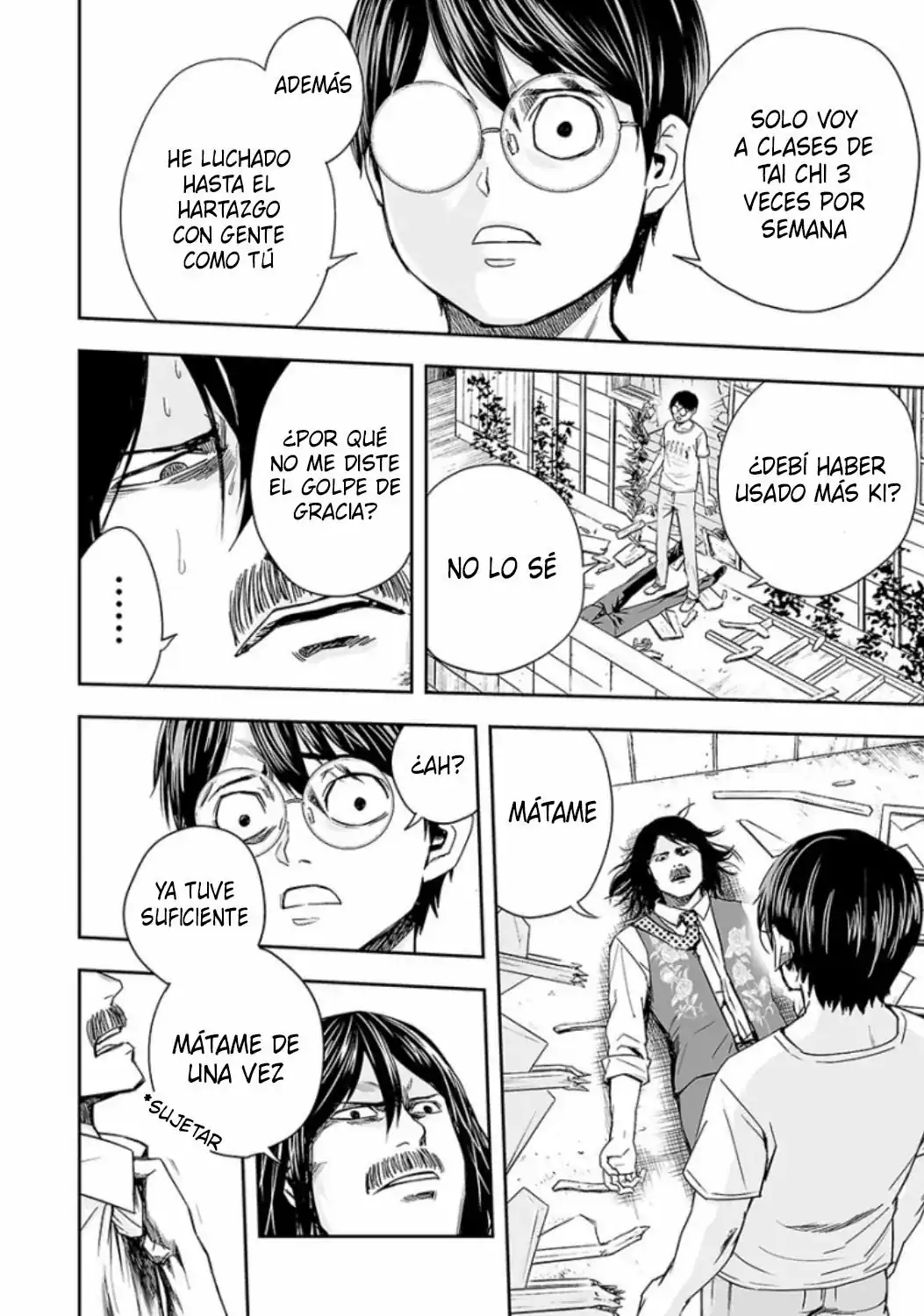 Página 13 — Capítulo 27 de Tsuyoshi: Daremo Katenai, Aitsu ni wa