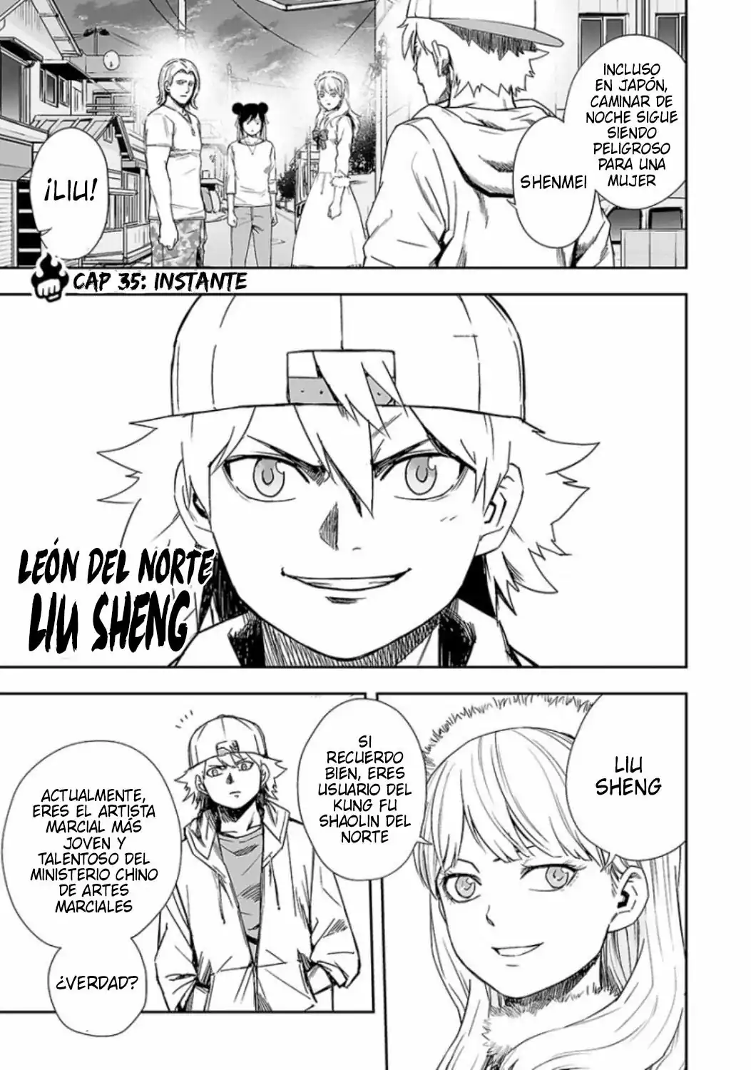 Página 1 — Capítulo 35 de Tsuyoshi: Daremo Katenai, Aitsu ni wa