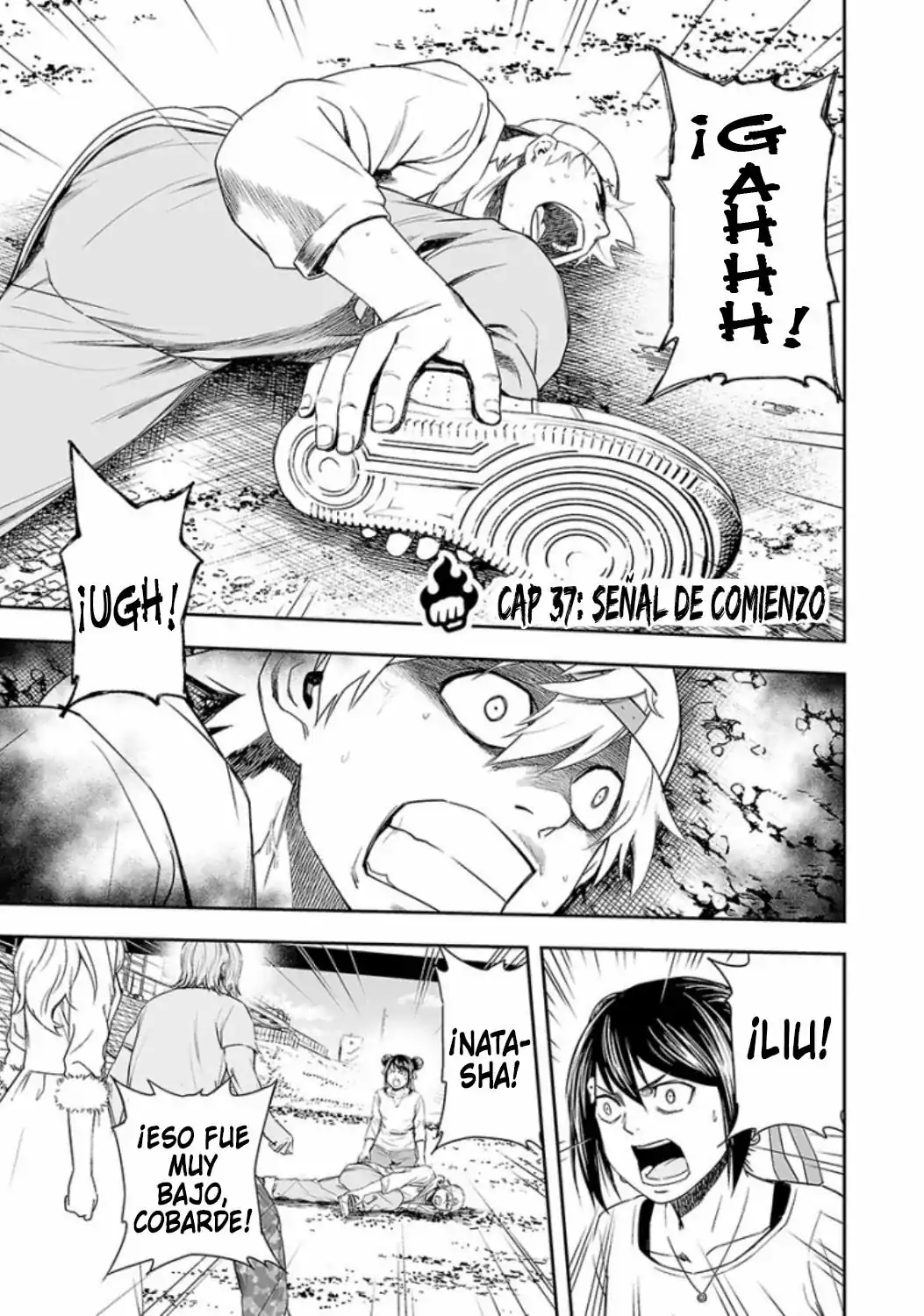 Página 1 — Capítulo 37 de Tsuyoshi: Daremo Katenai, Aitsu ni wa