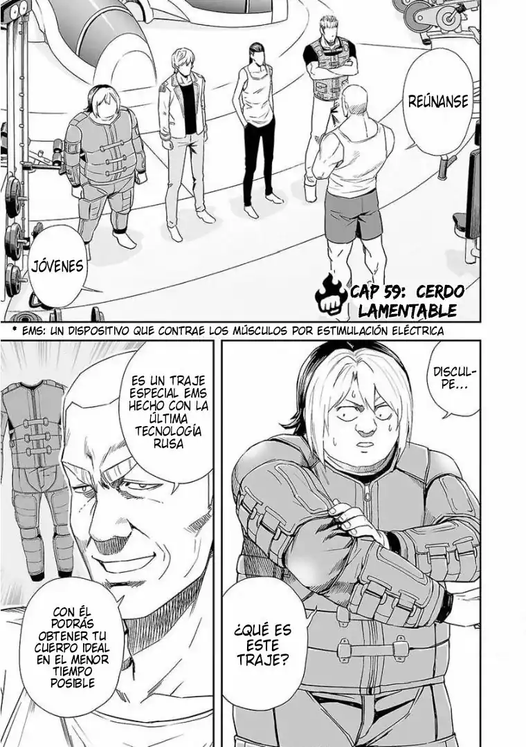 Página 1 — Capítulo 59 de Tsuyoshi: Daremo Katenai, Aitsu ni wa