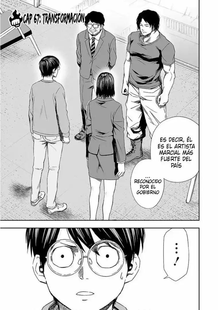 Página 1 — Capítulo 67 de Tsuyoshi: Daremo Katenai, Aitsu ni wa