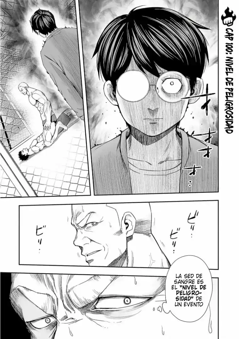 Página 1 — Capítulo 100 de Tsuyoshi: Daremo Katenai, Aitsu ni wa