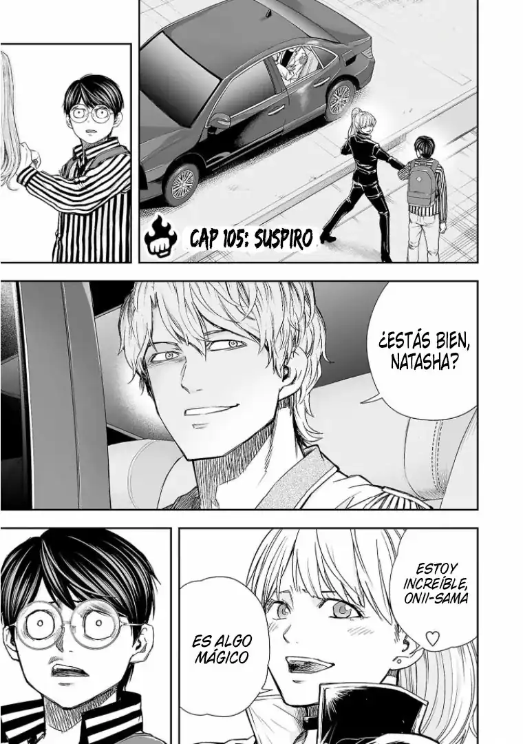Página 1 — Capítulo 105 de Tsuyoshi: Daremo Katenai, Aitsu ni wa