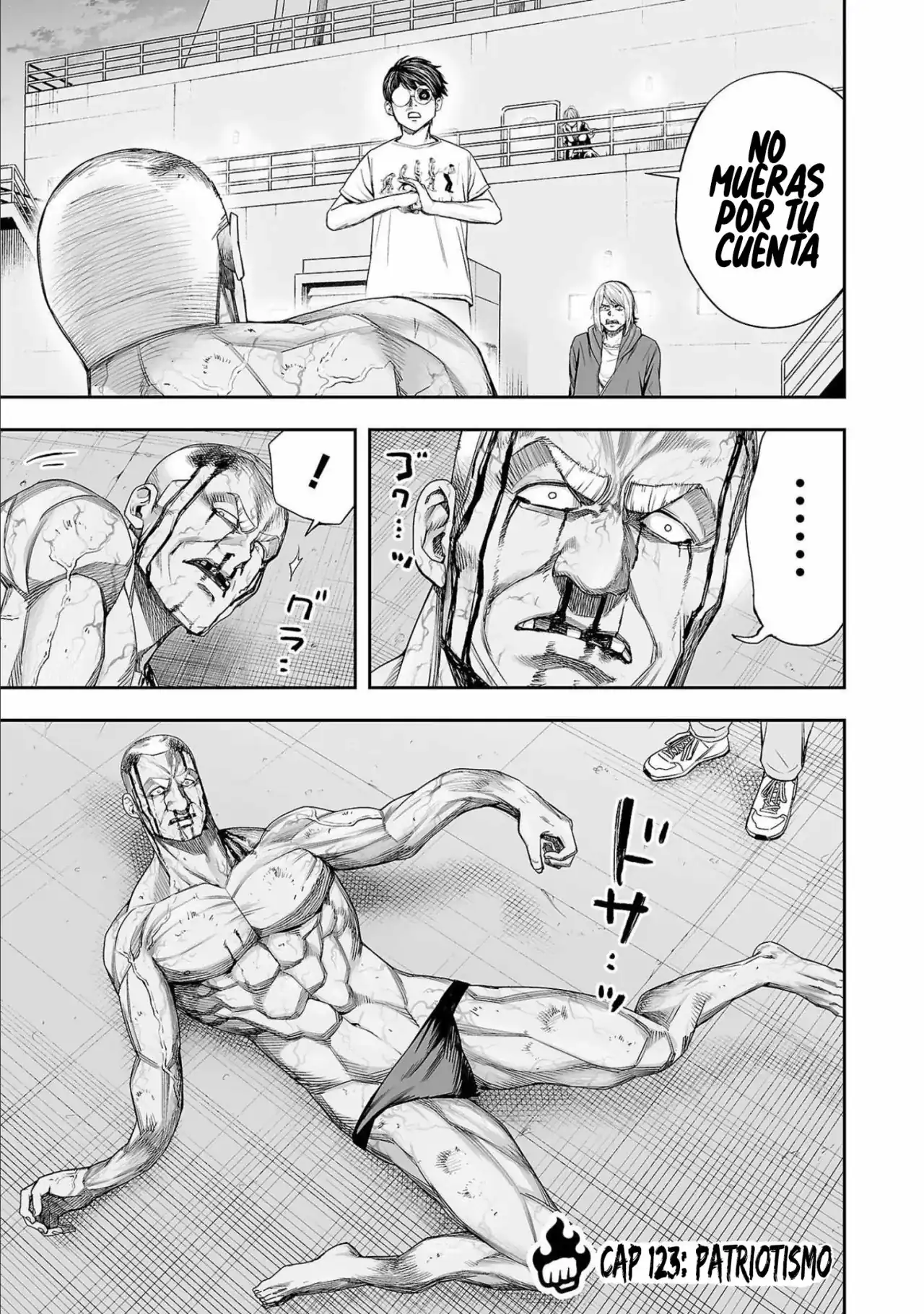 Página 1 — Capítulo 123 de Tsuyoshi: Daremo Katenai, Aitsu ni wa