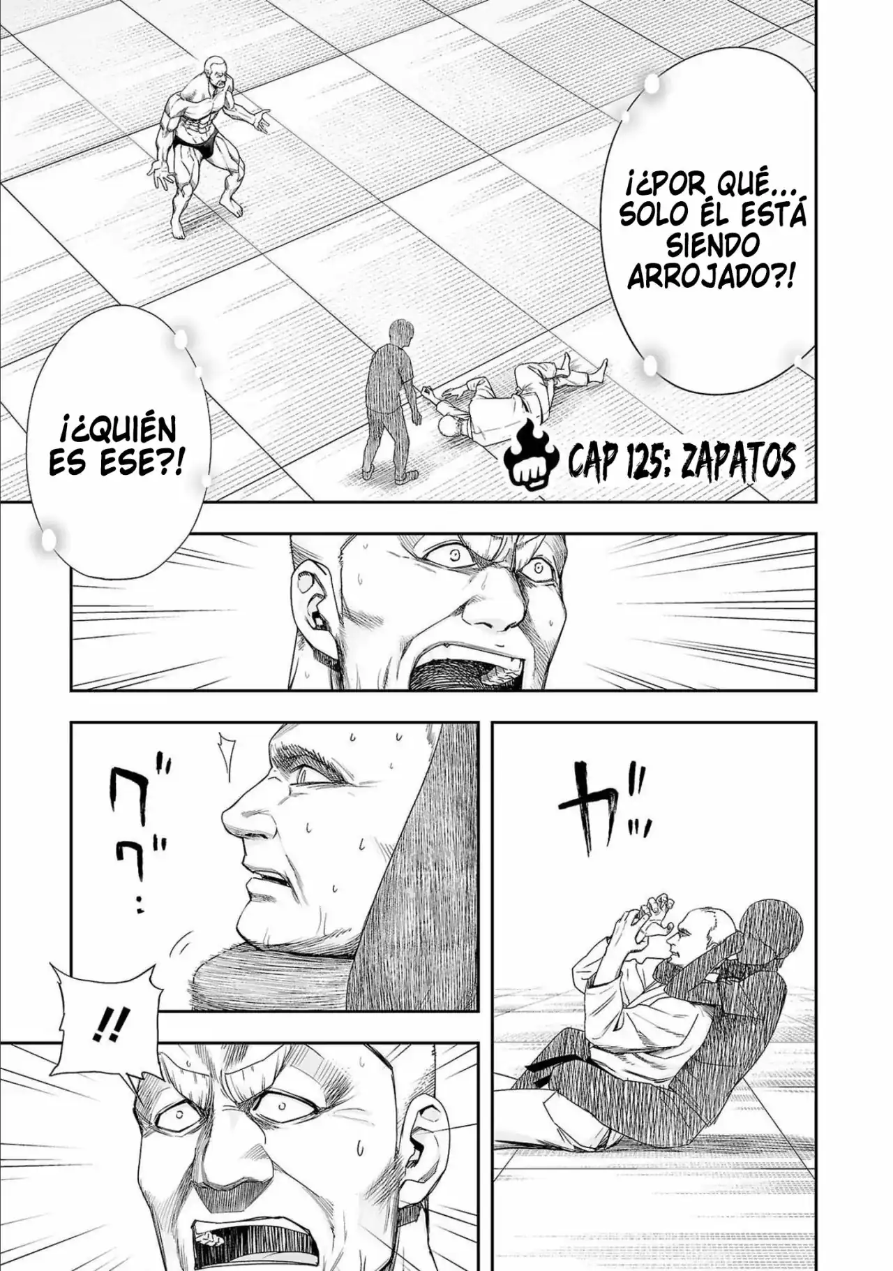 Página 1 — Capítulo 125 de Tsuyoshi: Daremo Katenai, Aitsu ni wa