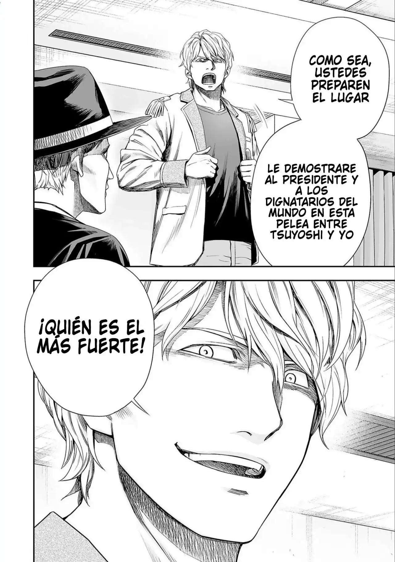 Página 4 — Capítulo 129 de Tsuyoshi: Daremo Katenai, Aitsu ni wa
