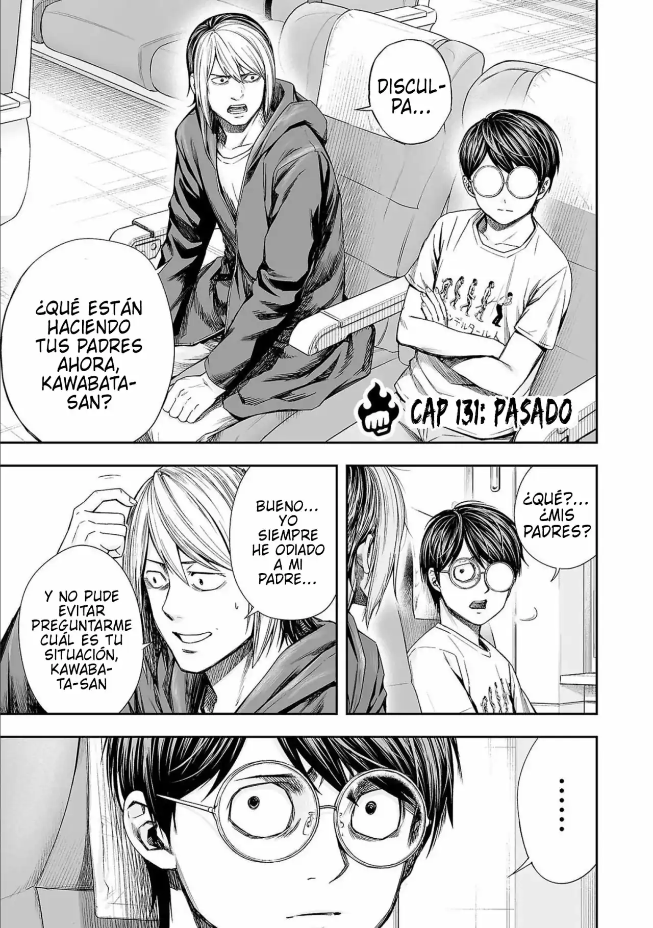 Página 1 — Capítulo 131 de Tsuyoshi: Daremo Katenai, Aitsu ni wa