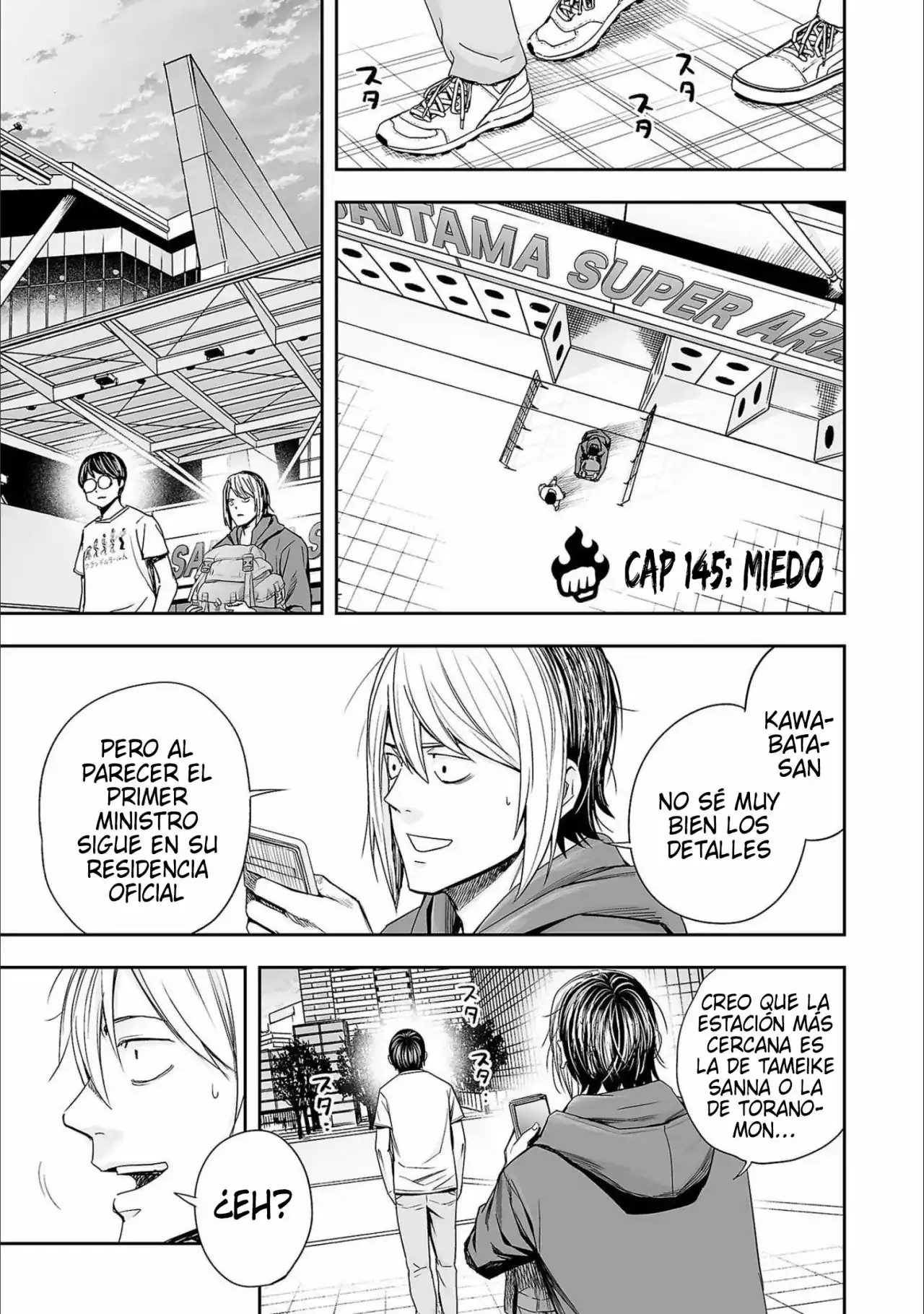 Página 3 — Capítulo 145 de Tsuyoshi: Daremo Katenai, Aitsu ni wa