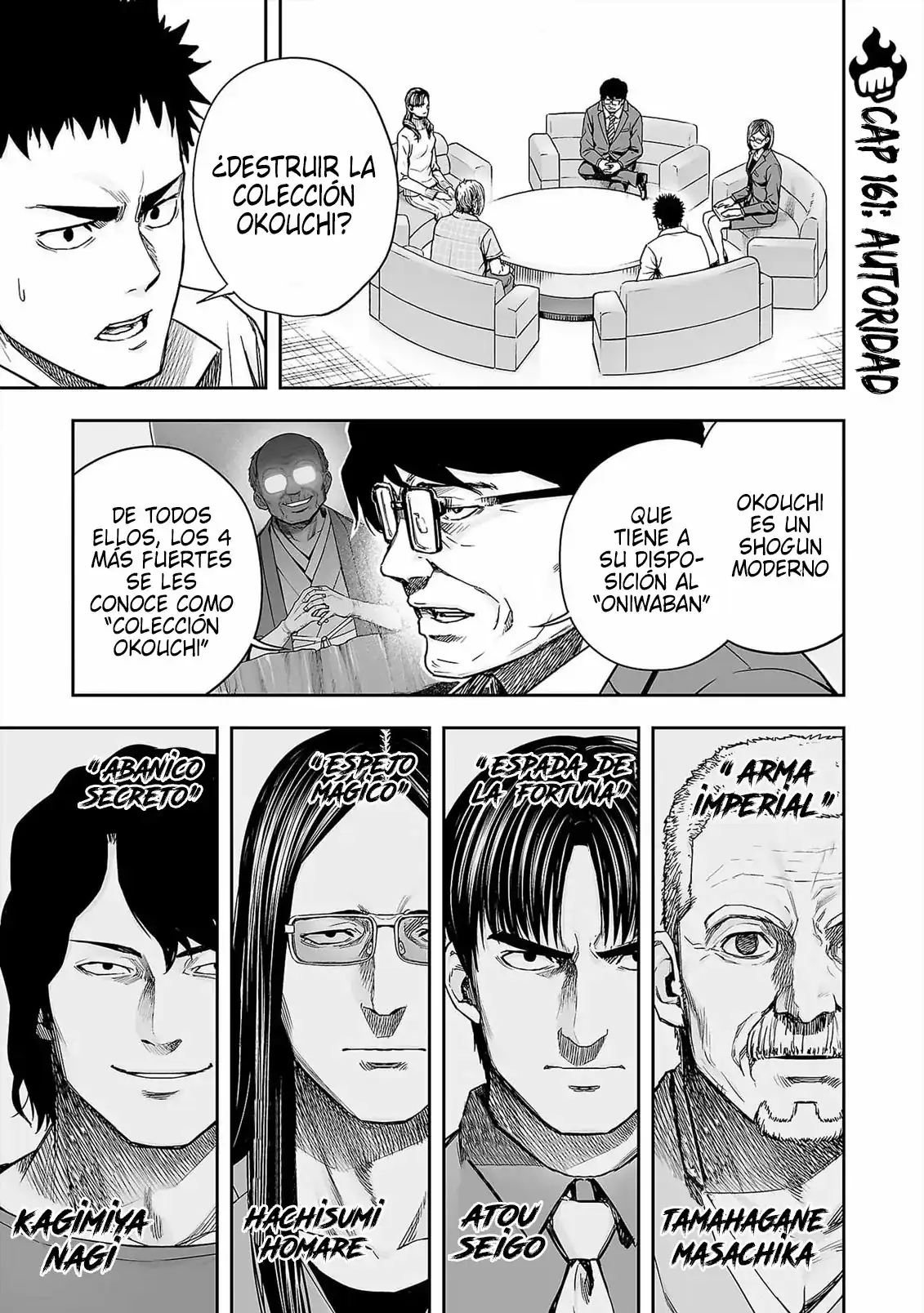 Página 1 — Capítulo 161 de Tsuyoshi: Daremo Katenai, Aitsu ni wa