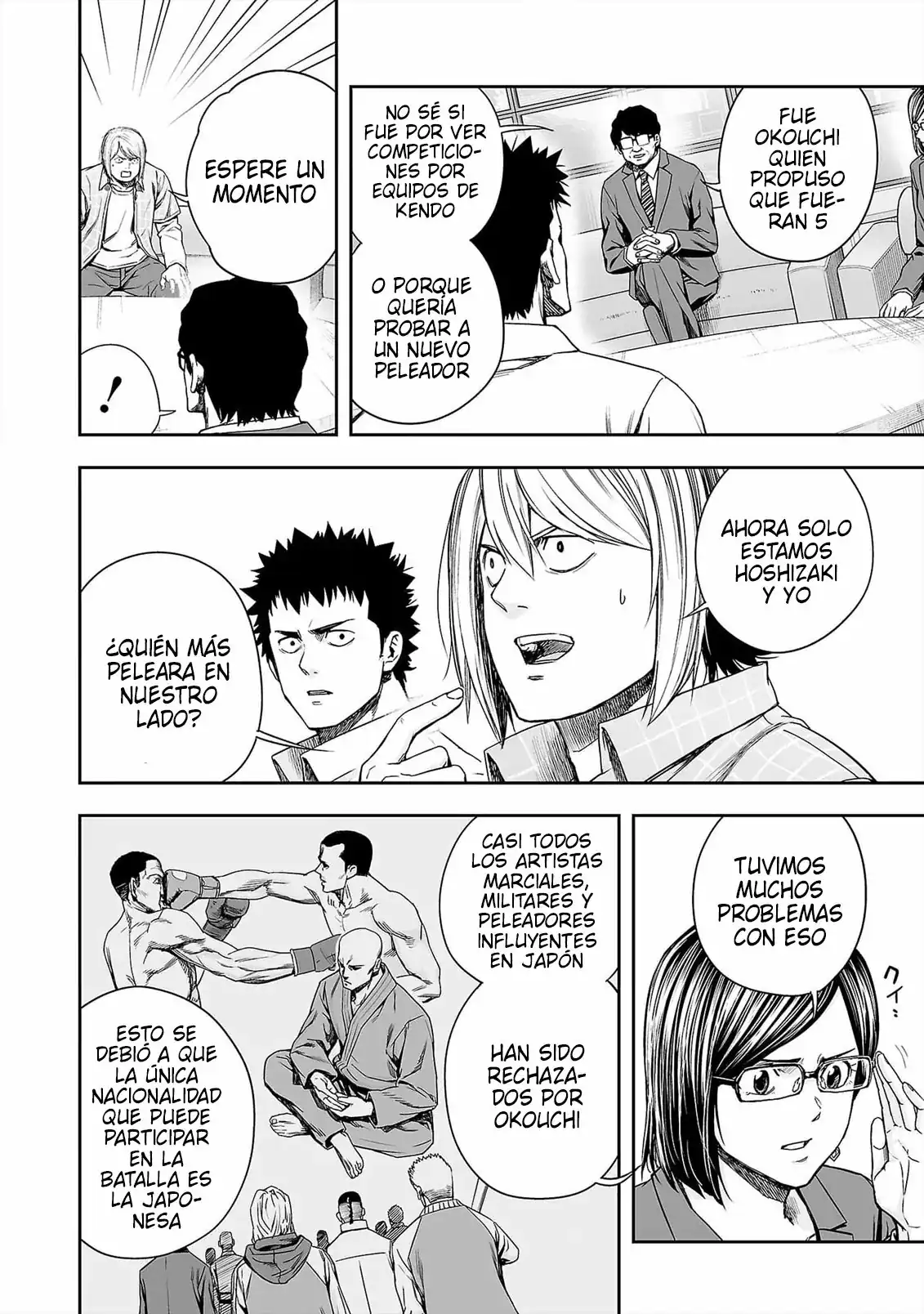 Página 8 — Capítulo 161 de Tsuyoshi: Daremo Katenai, Aitsu ni wa