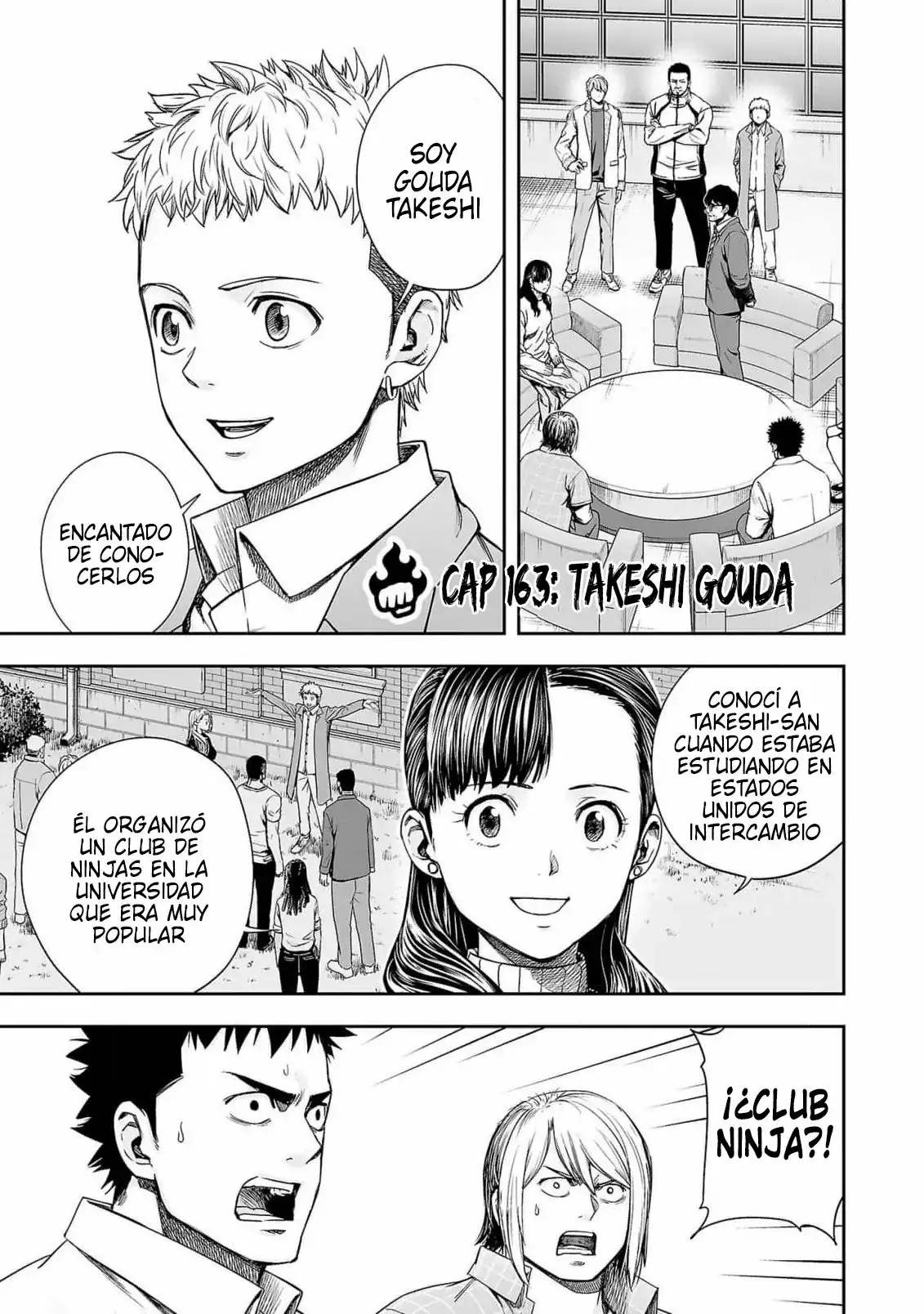 Página 1 — Capítulo 163 de Tsuyoshi: Daremo Katenai, Aitsu ni wa