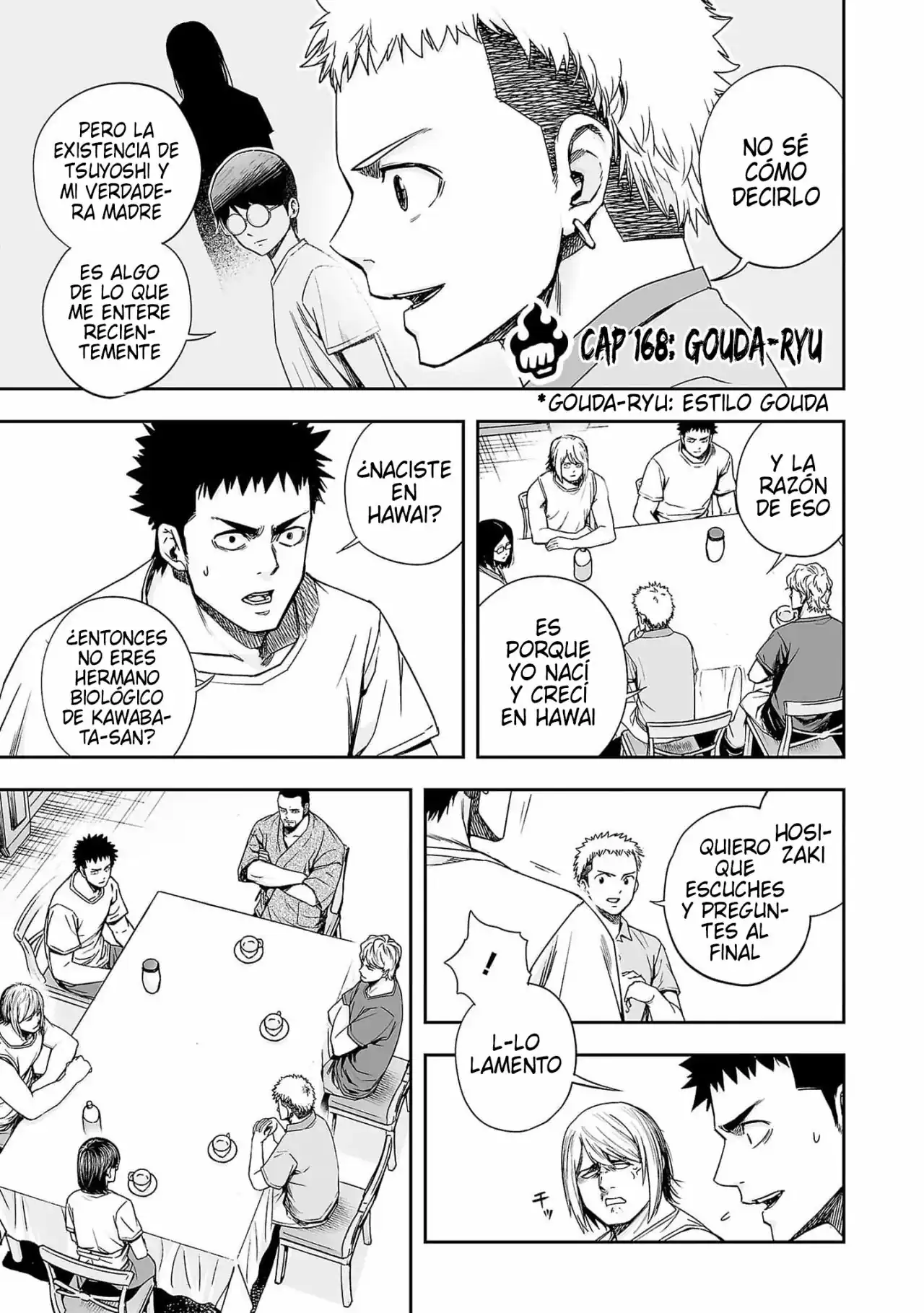 Página 1 — Capítulo 168 de Tsuyoshi: Daremo Katenai, Aitsu ni wa