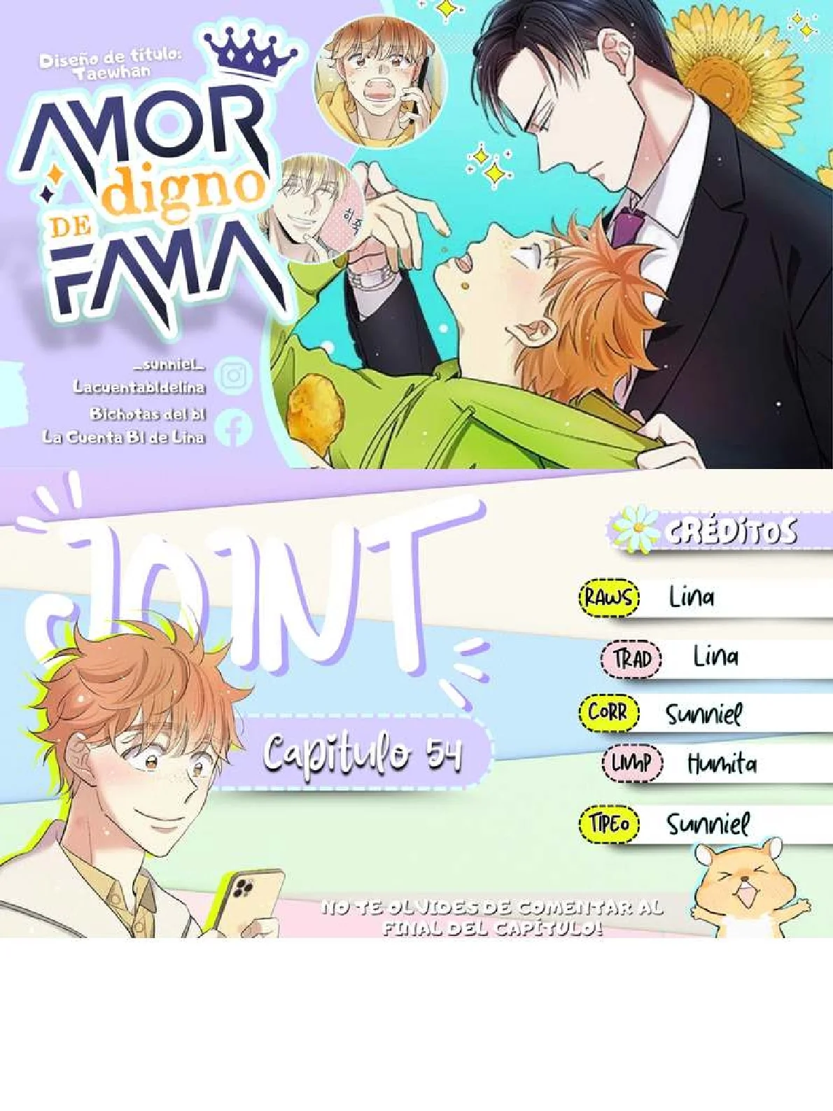 Página 1 — Un Amor digno de Fama Capítulo 54.1