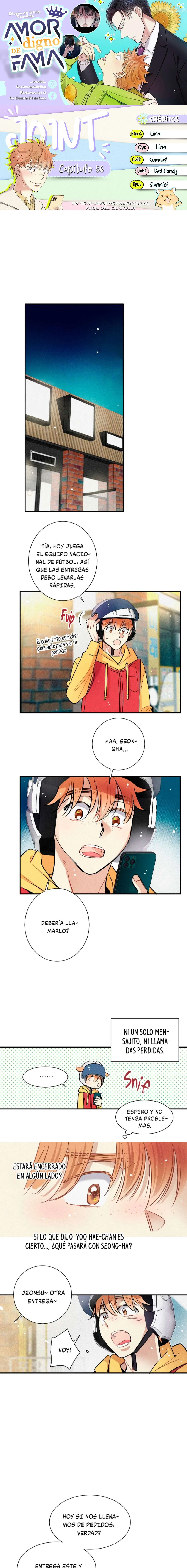Página 1 — Un Amor digno de Fama Capítulo 56.1