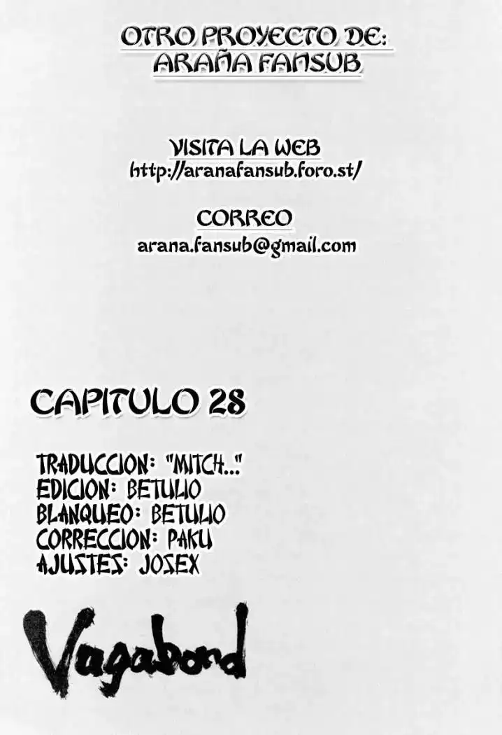 Página 20 — Vagabond Capítulo 28