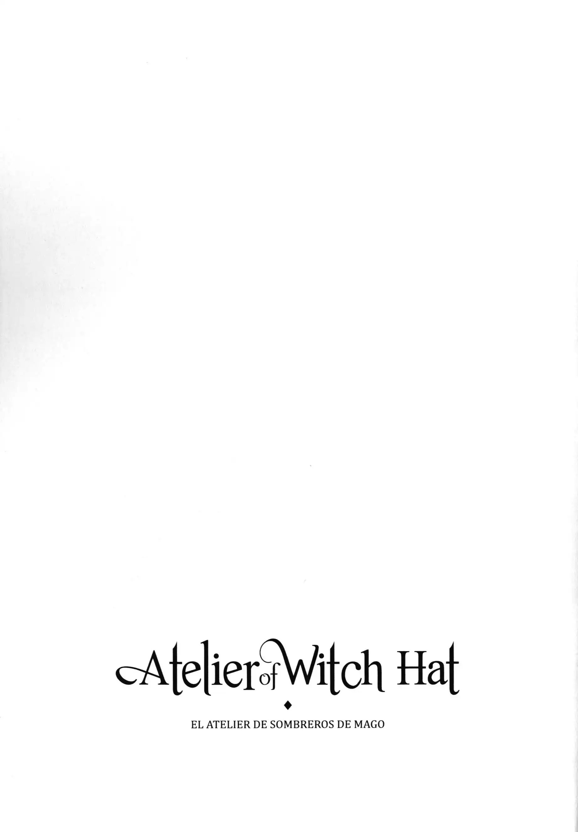 Página 1 — Witch Hat Capítulo 26
