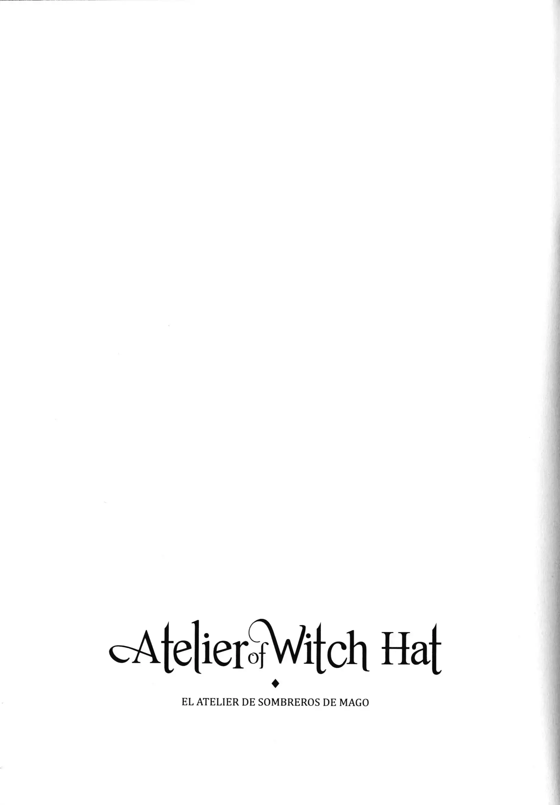Página 1 — Witch Hat Capítulo 27