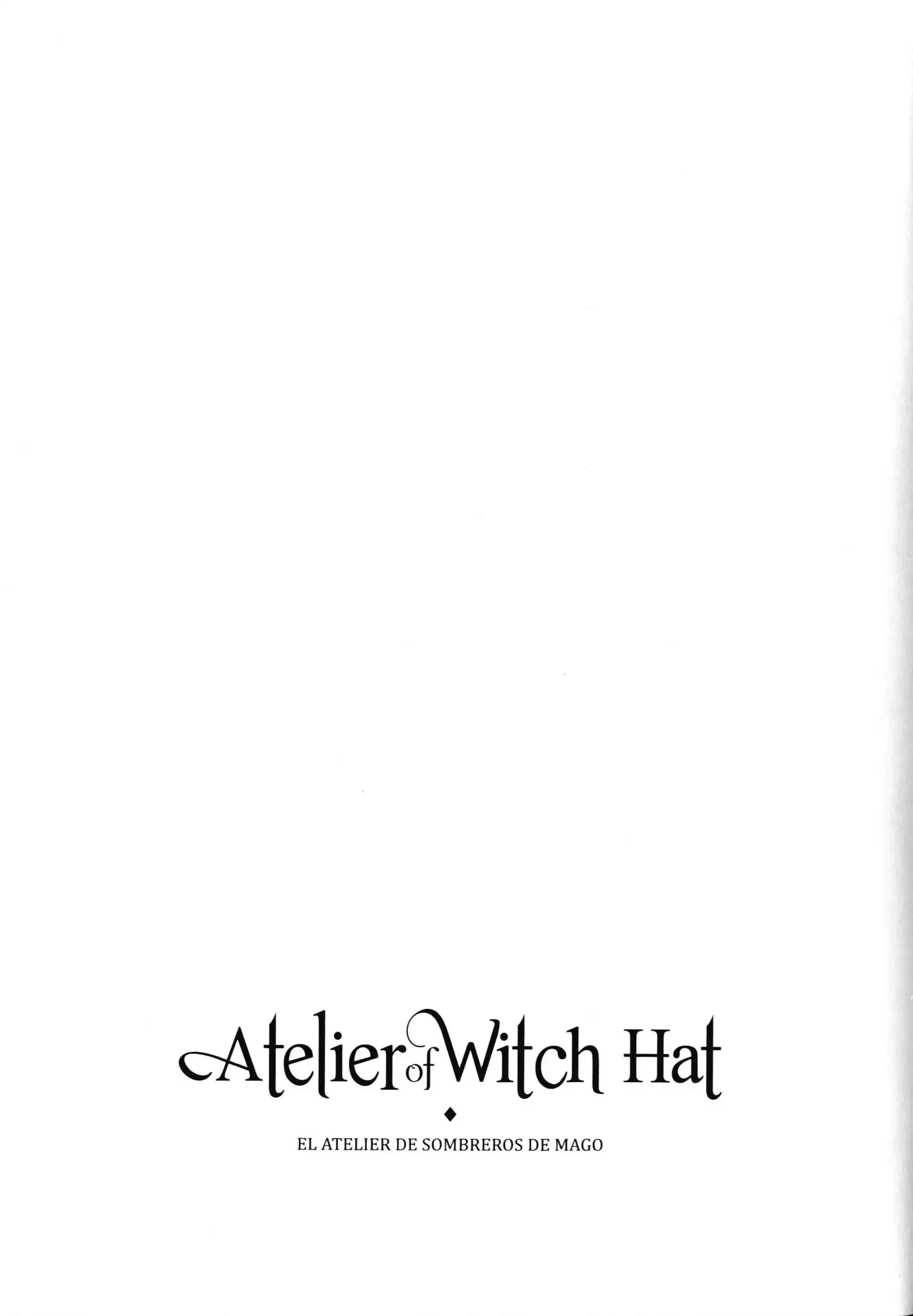 Página 1 — Witch Hat Capítulo 28