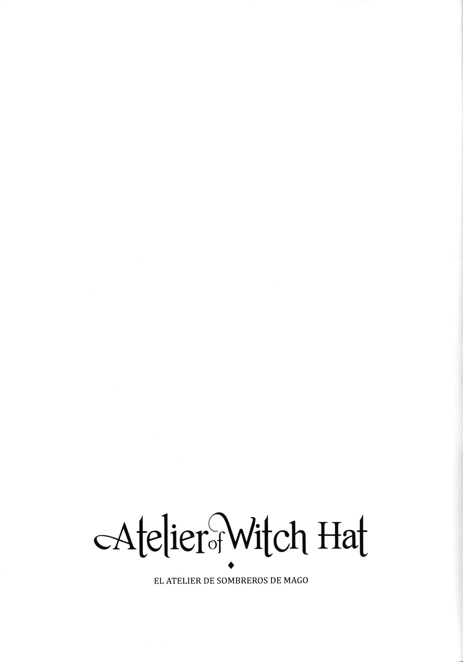 Página 1 — Witch Hat Capítulo 31