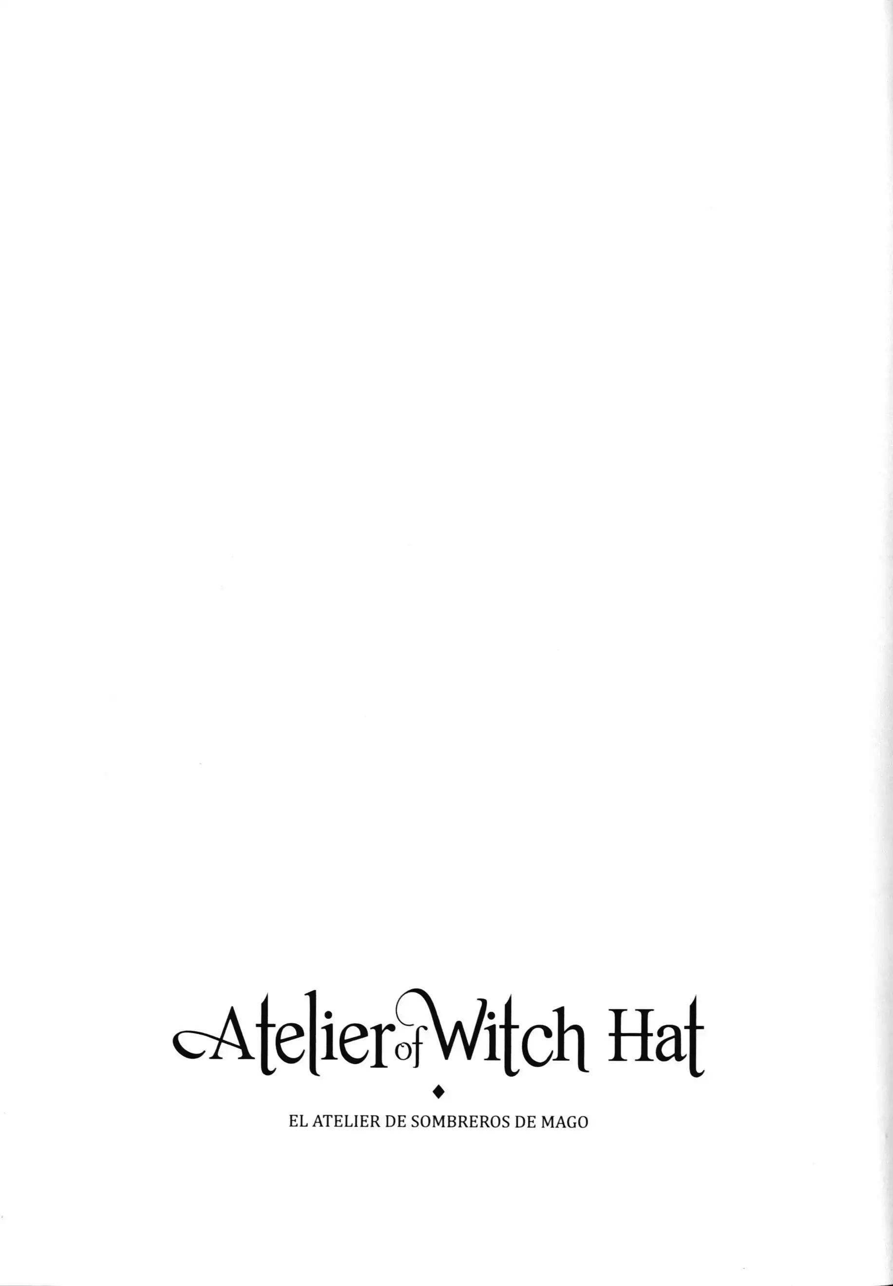 Página 1 — Witch Hat Capítulo 35