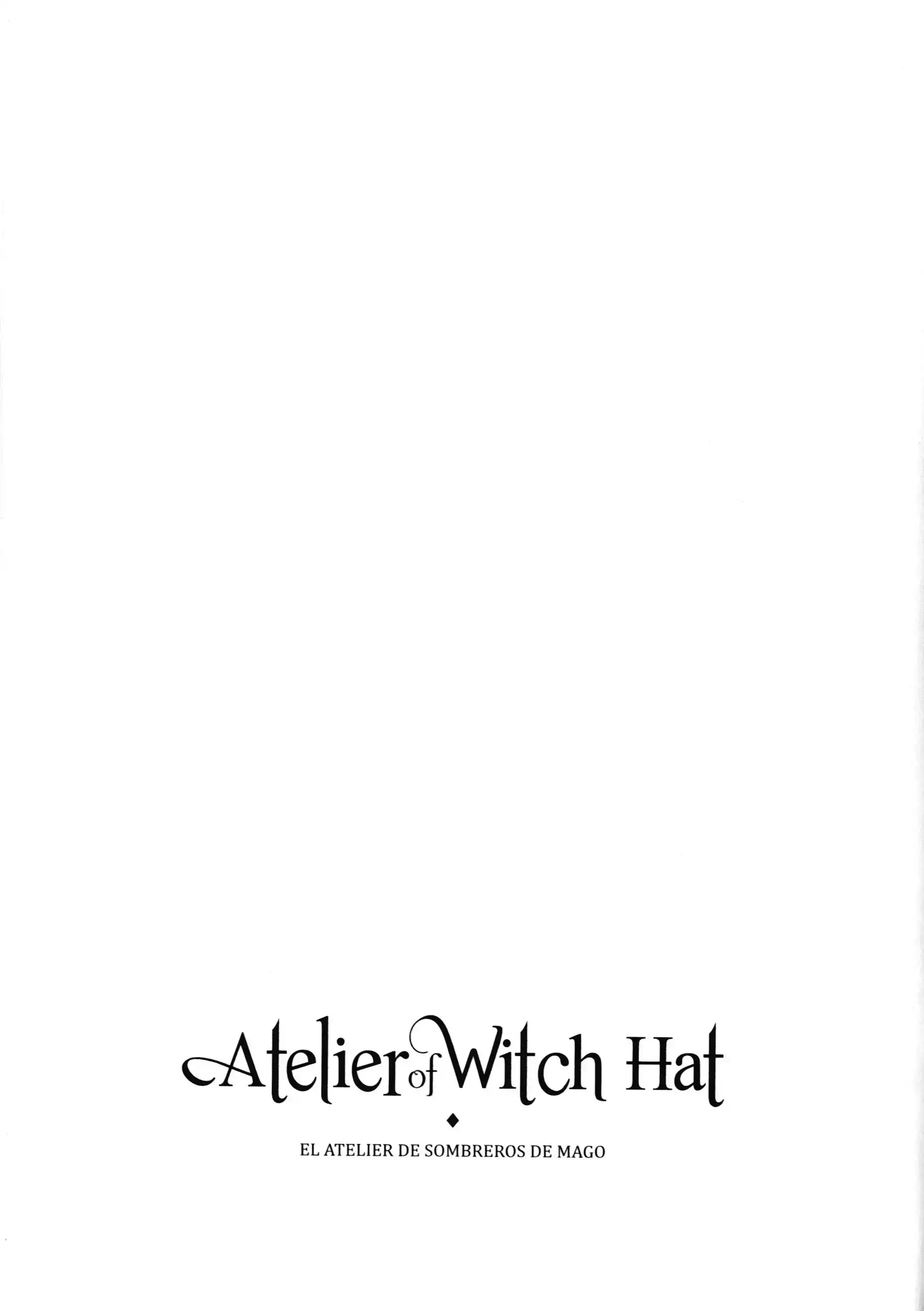 Página 1 — Witch Hat Capítulo 39