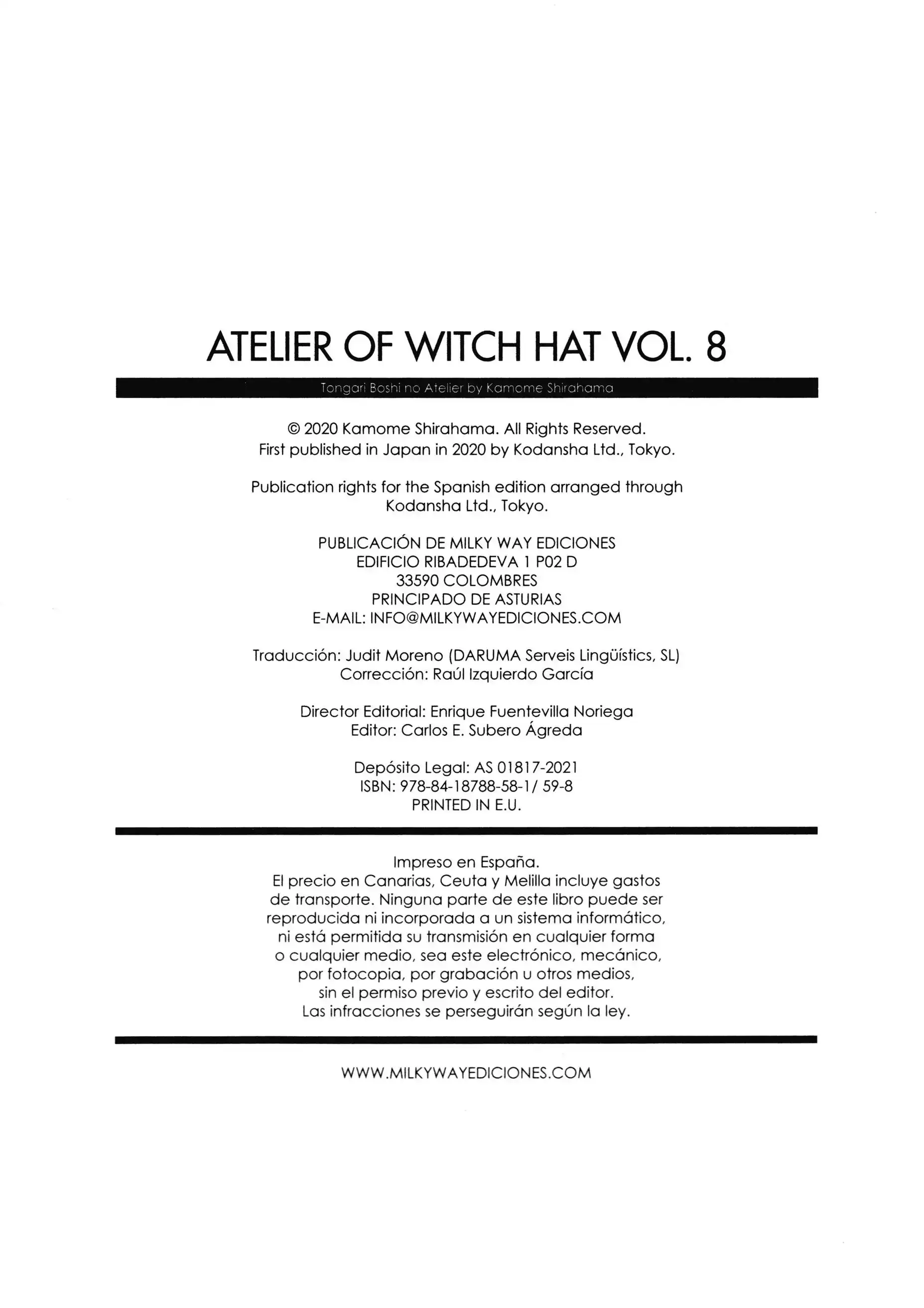 Página 45 — Witch Hat Capítulo 45