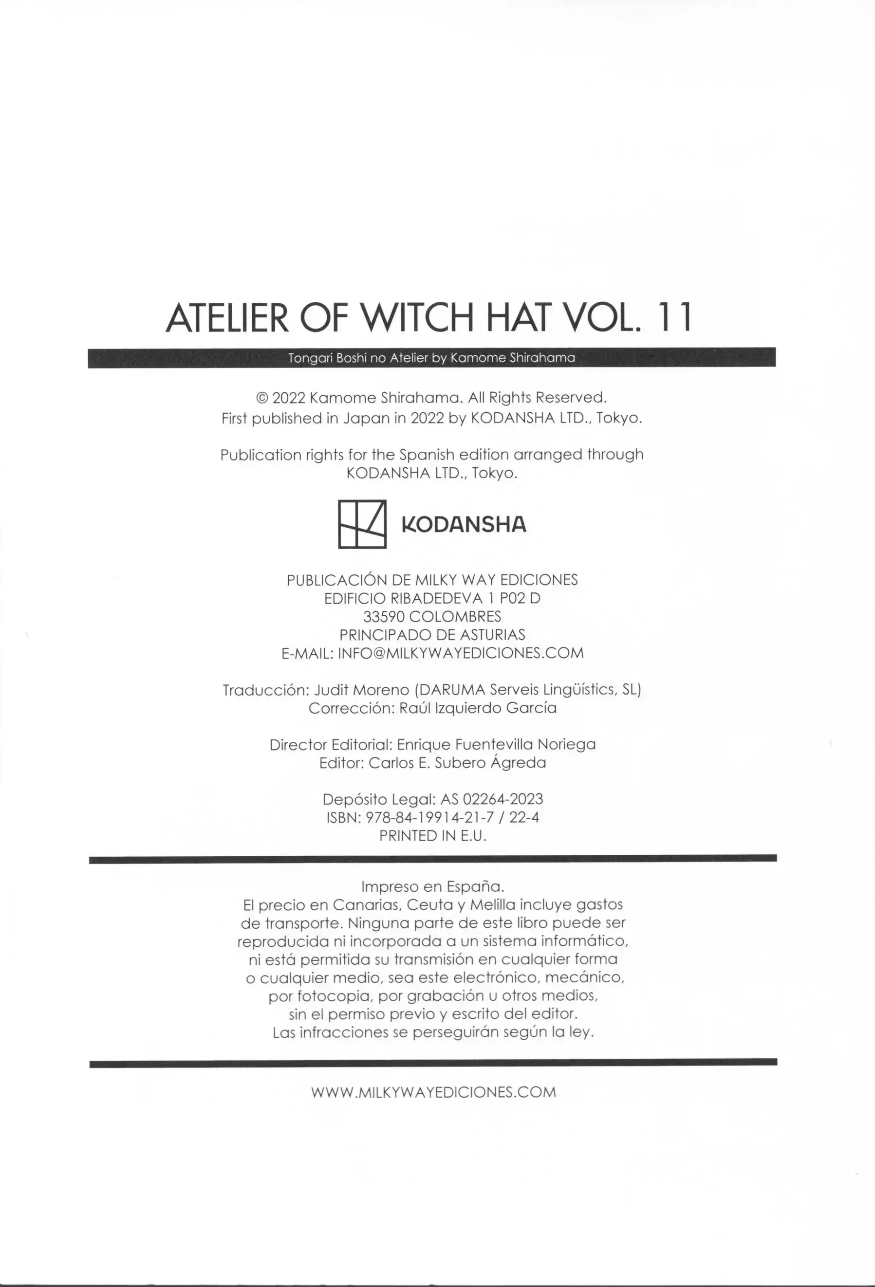 Página 43 — Witch Hat Capítulo 62