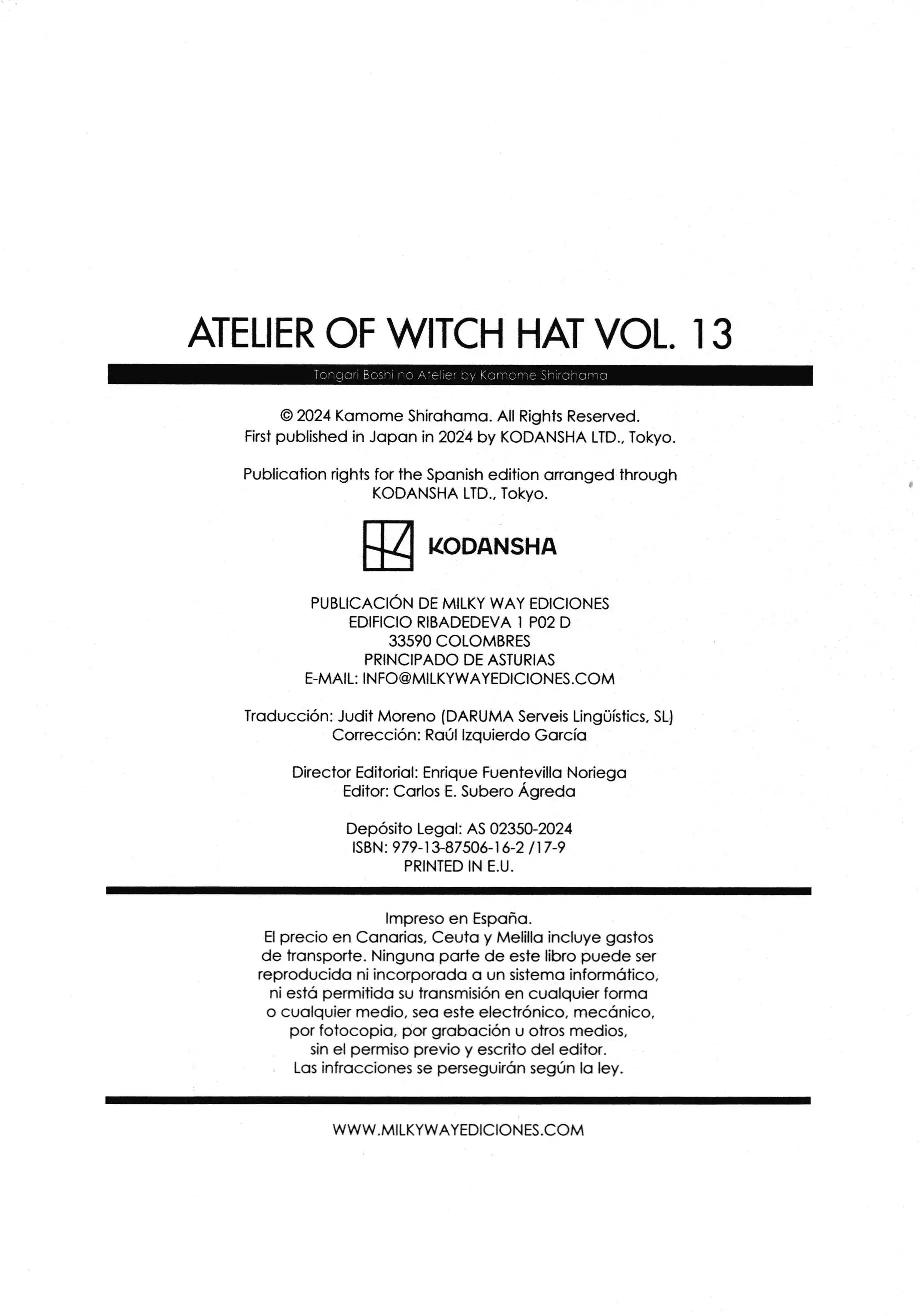 Página 27 — Witch Hat Capítulo 75